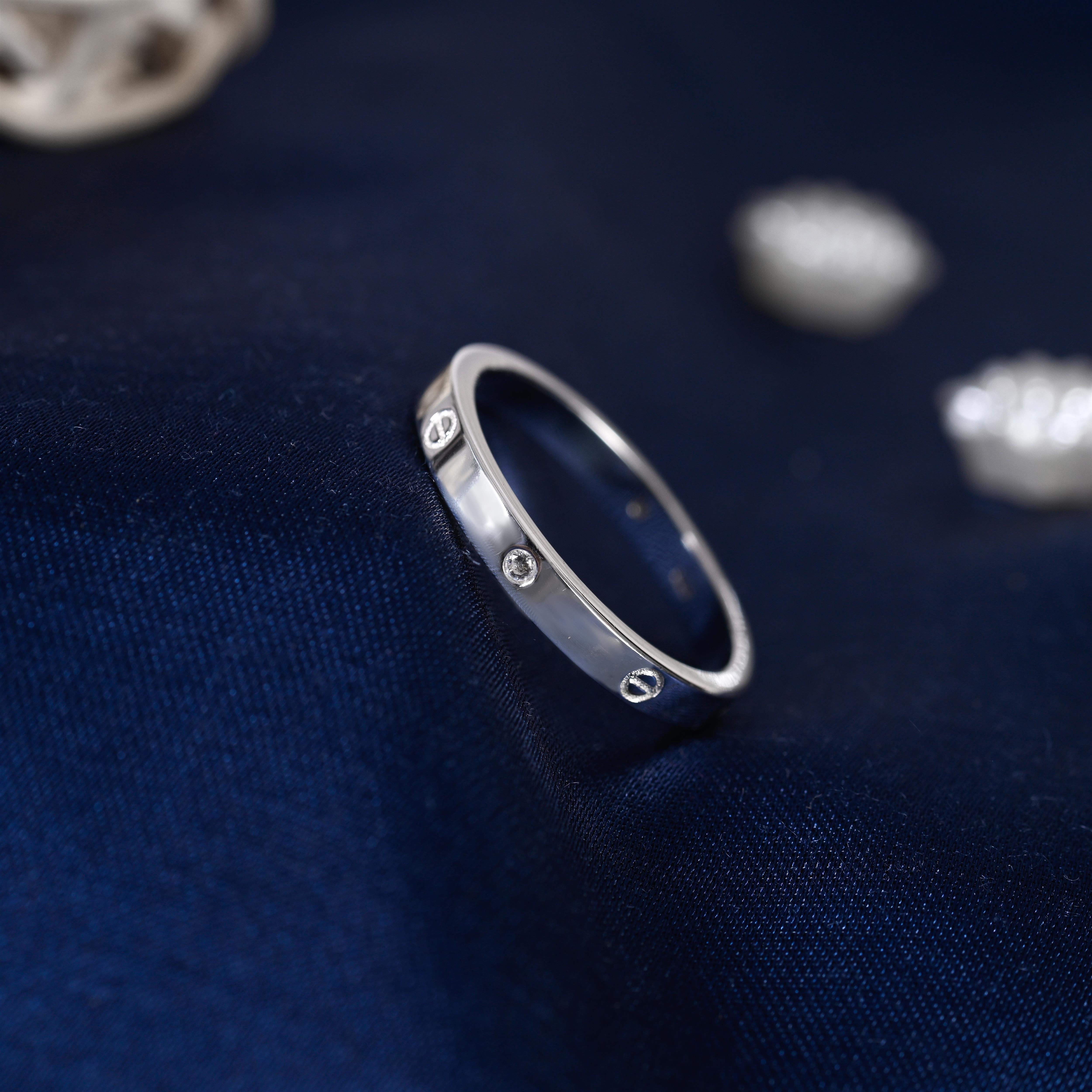 Adina Silver Zircon Ring