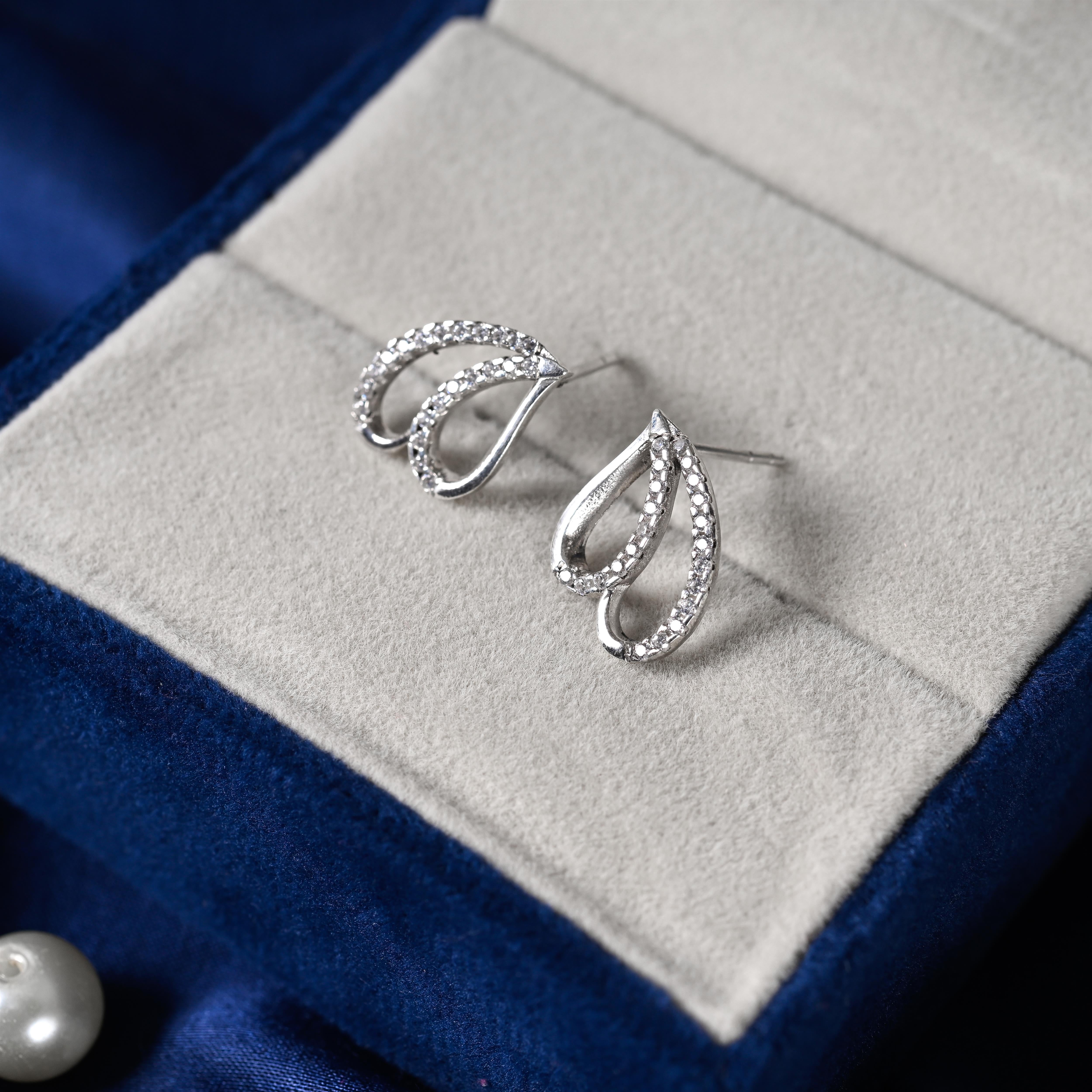 Enid Silver Earrings