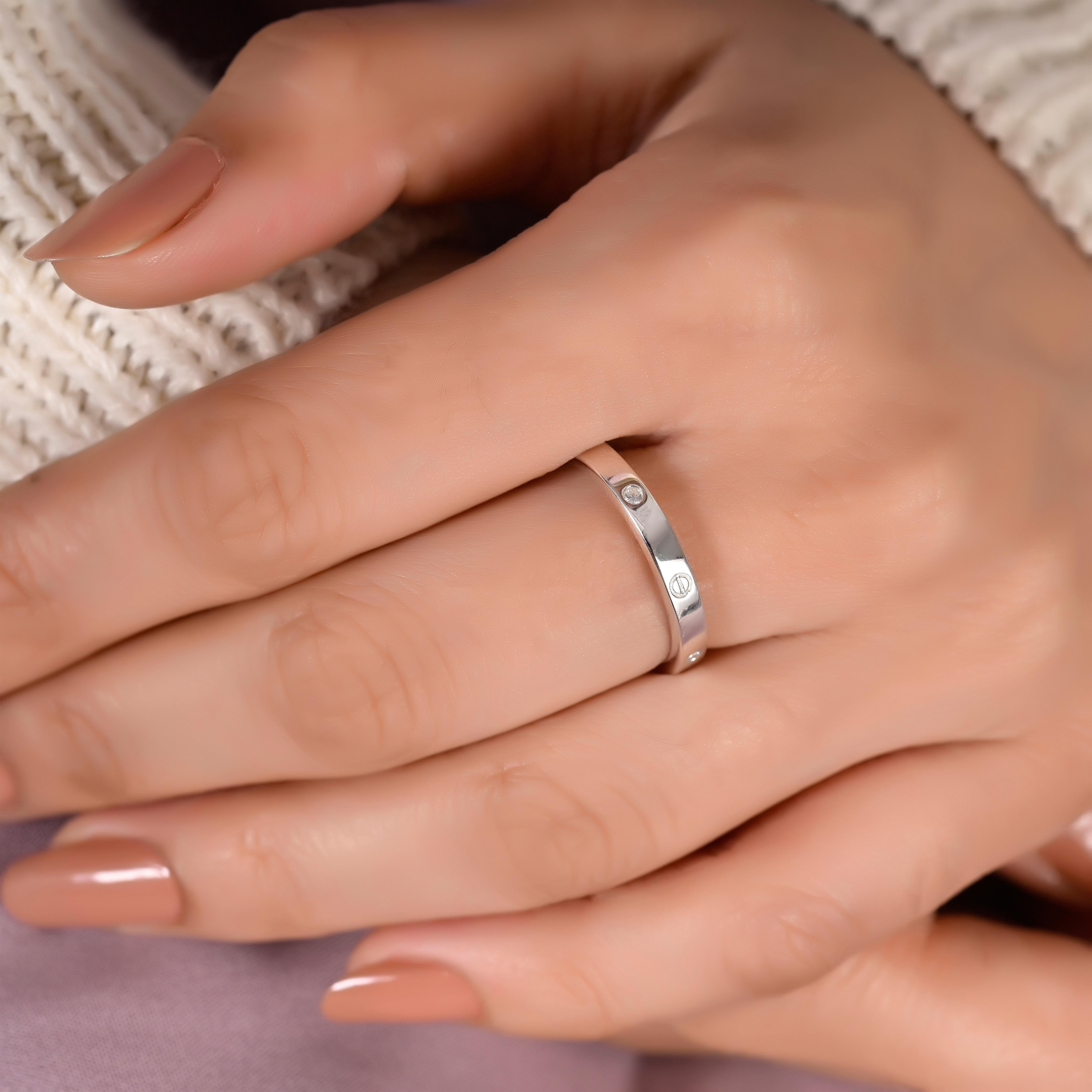 Adina Silver Zircon Ring