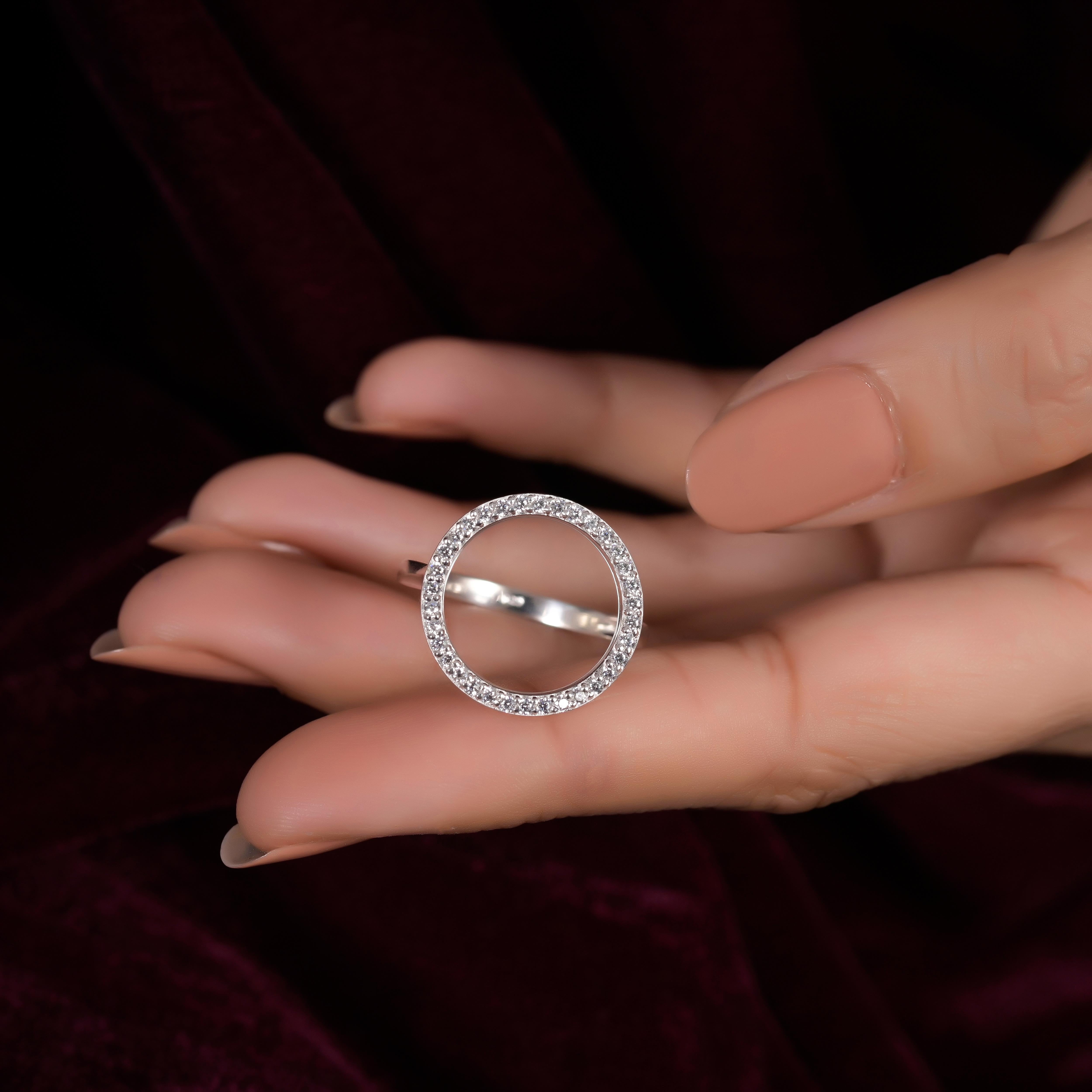 Hafsah Silver Ring