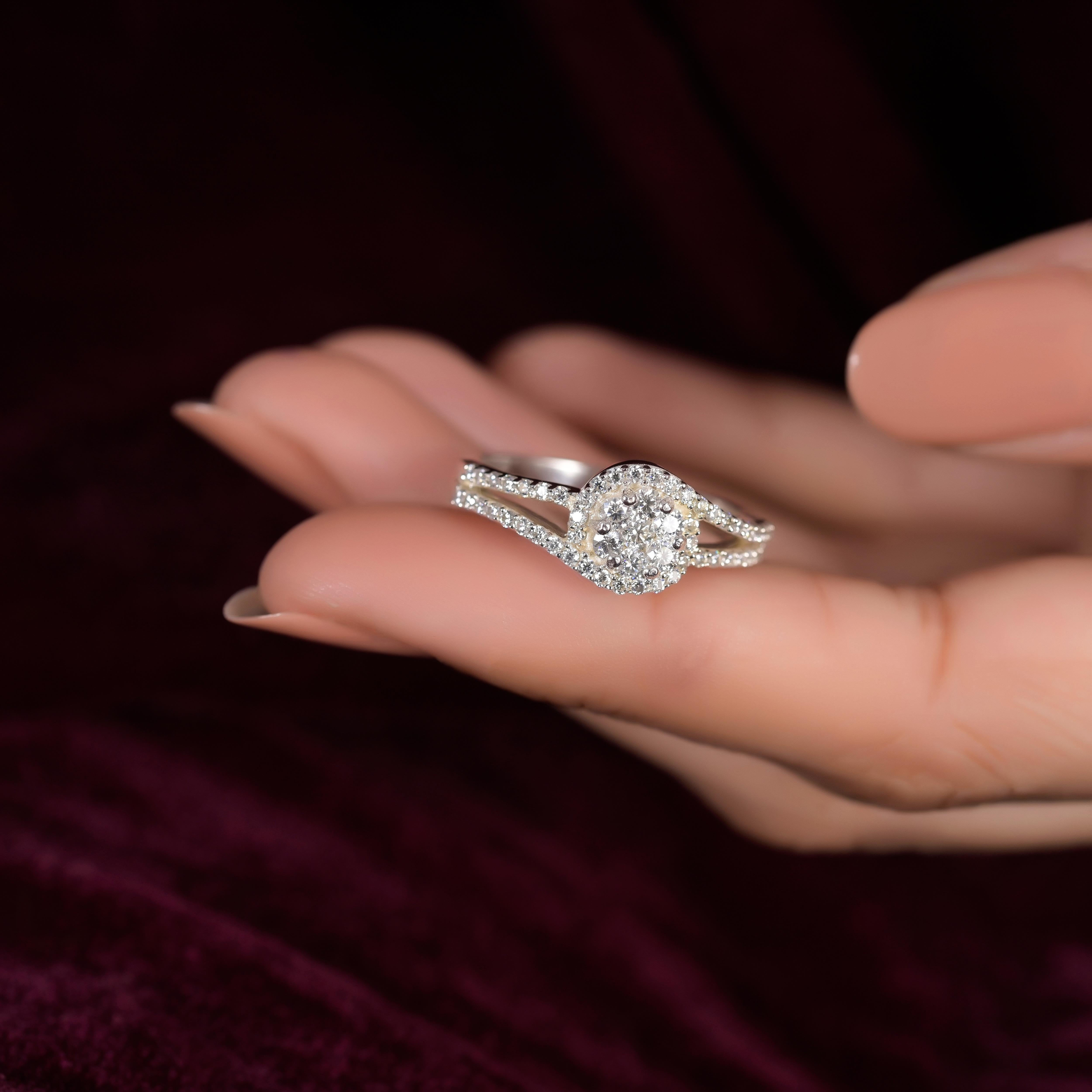 Hannah Silver Zircon Ring