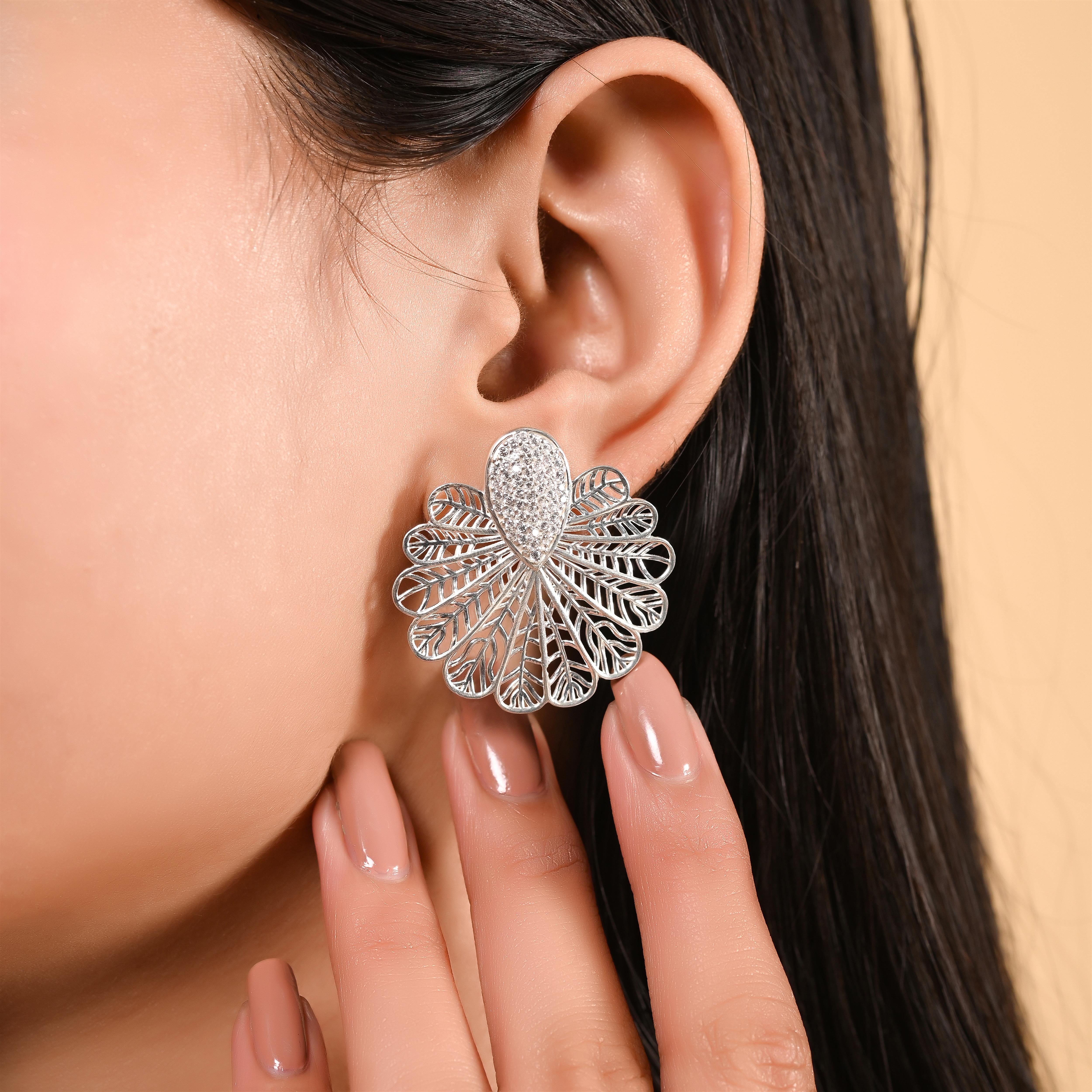 Regina Silver Earrings