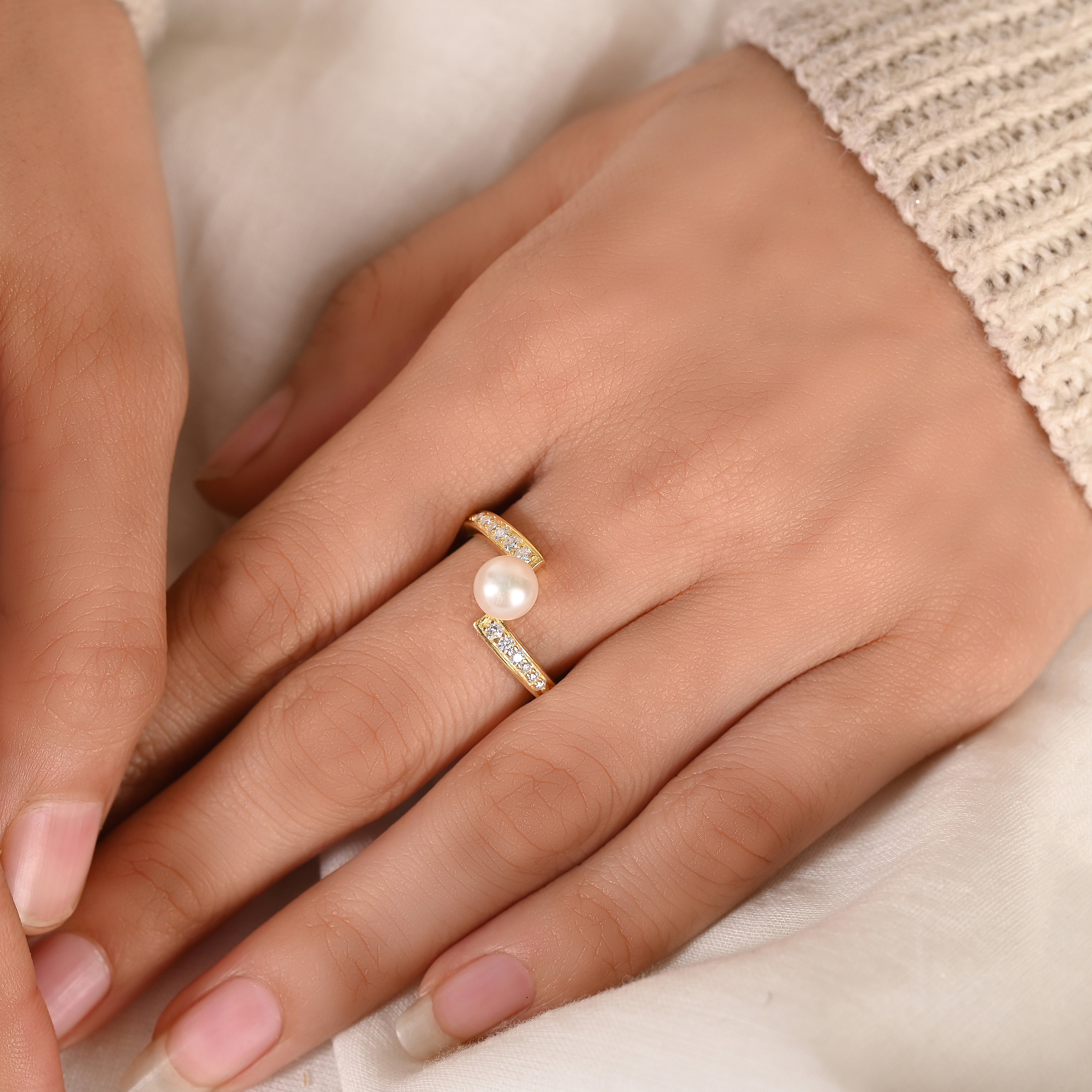 Mia Silver Zircon Ring