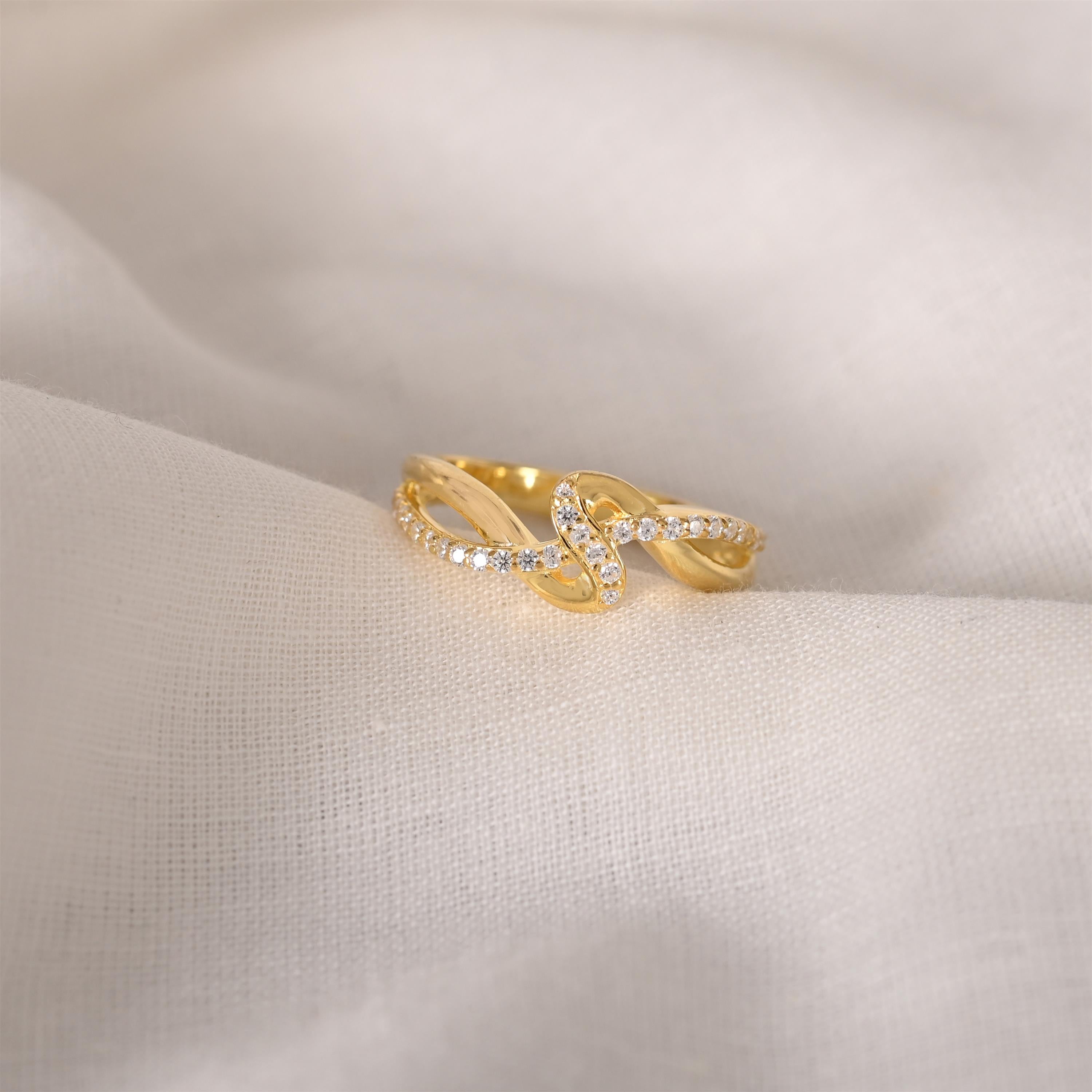 Bruna Silver Zircon Ring