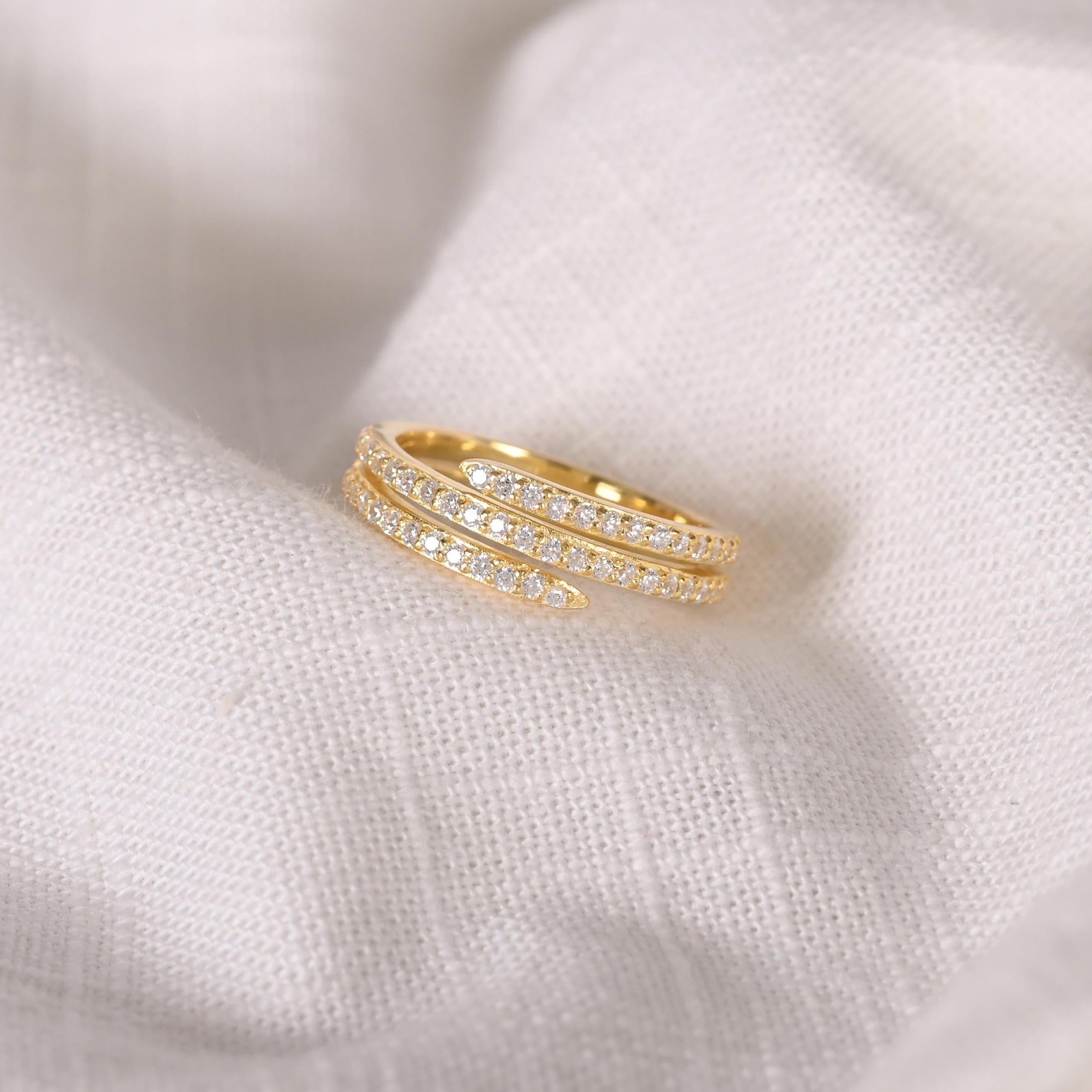 Charlet Silver Zircon Ring