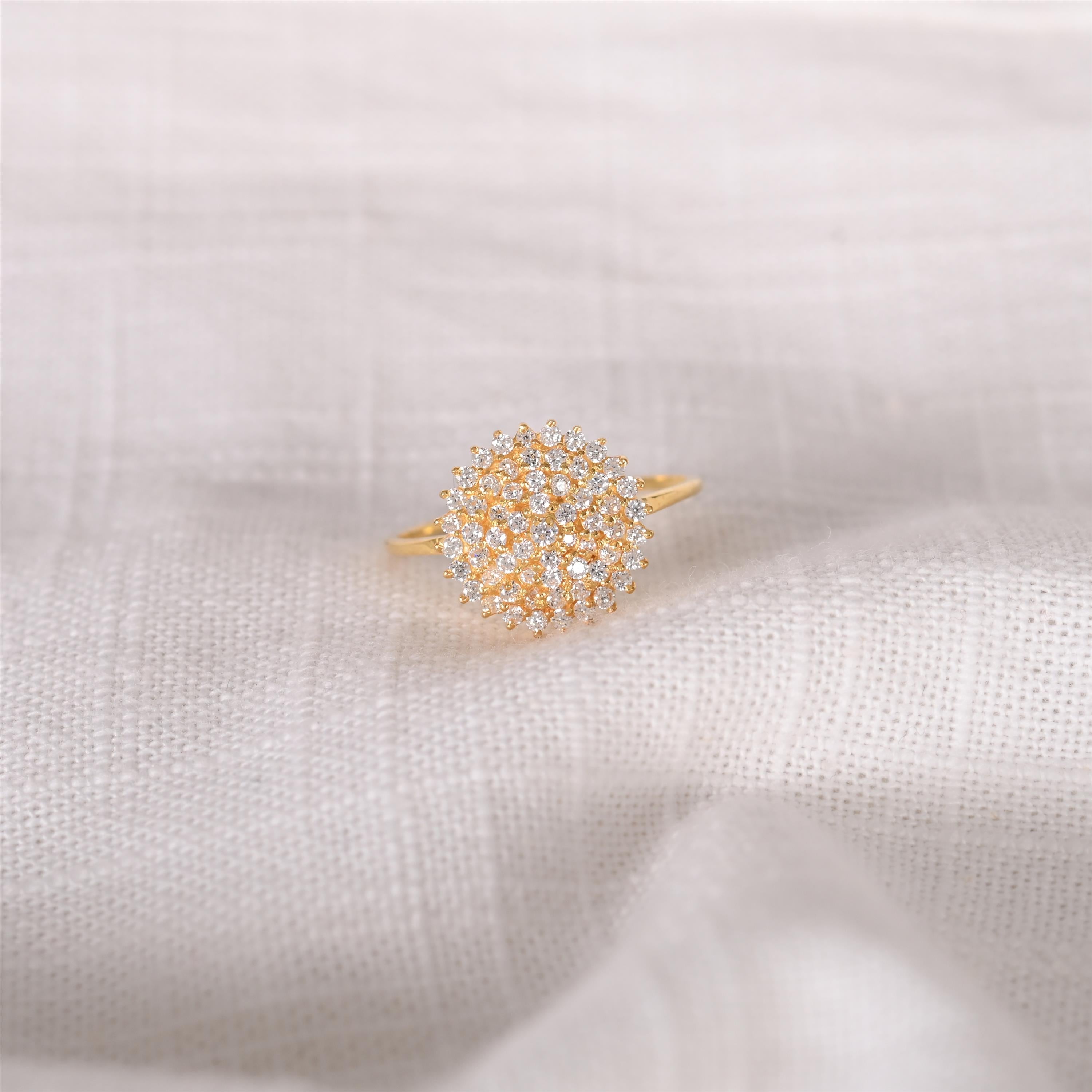 Aria Silver Zircon Ring