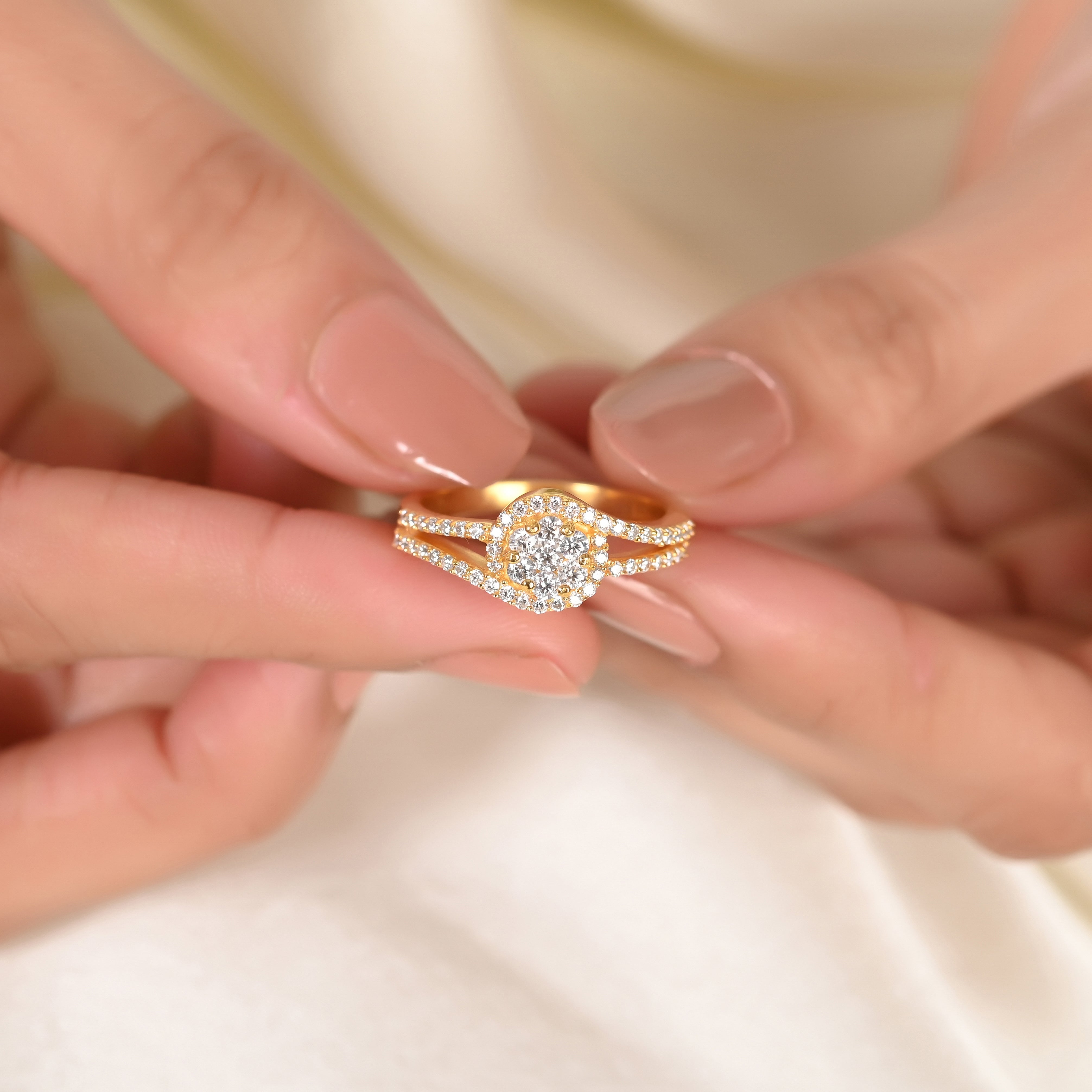 Hannah Silver Zircon Ring