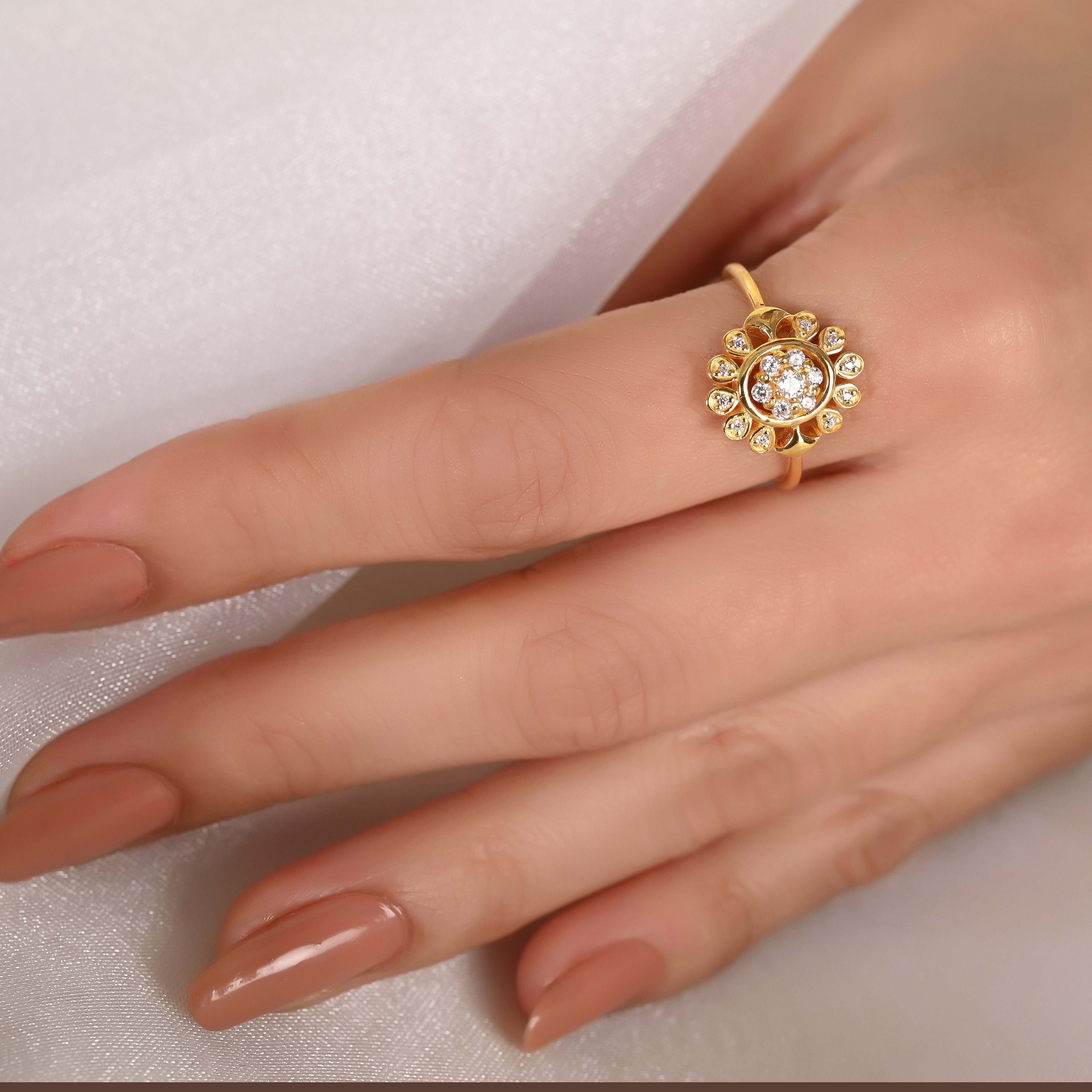 Dacia Silver Zircon Ring