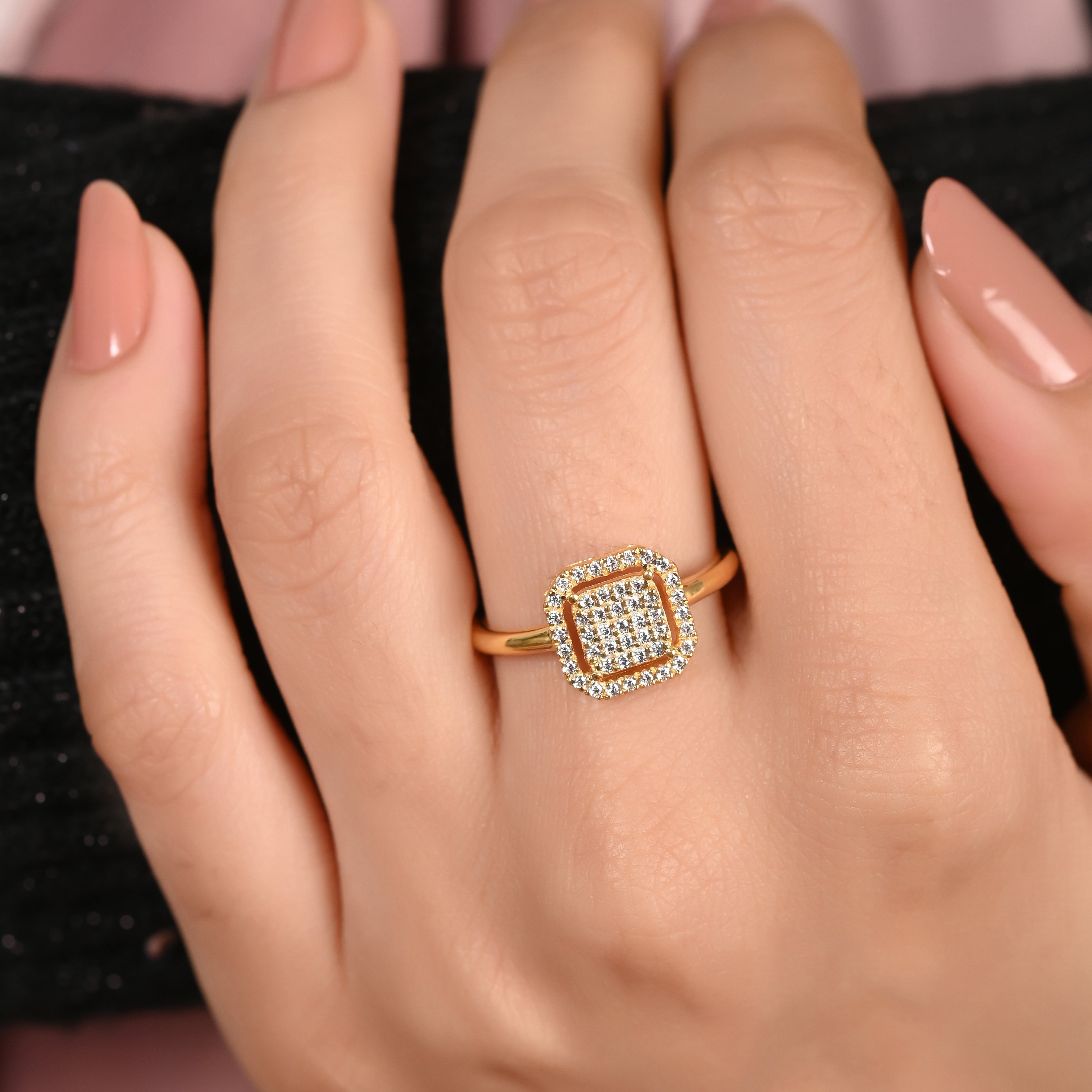 Maris Silver Zircon Ring