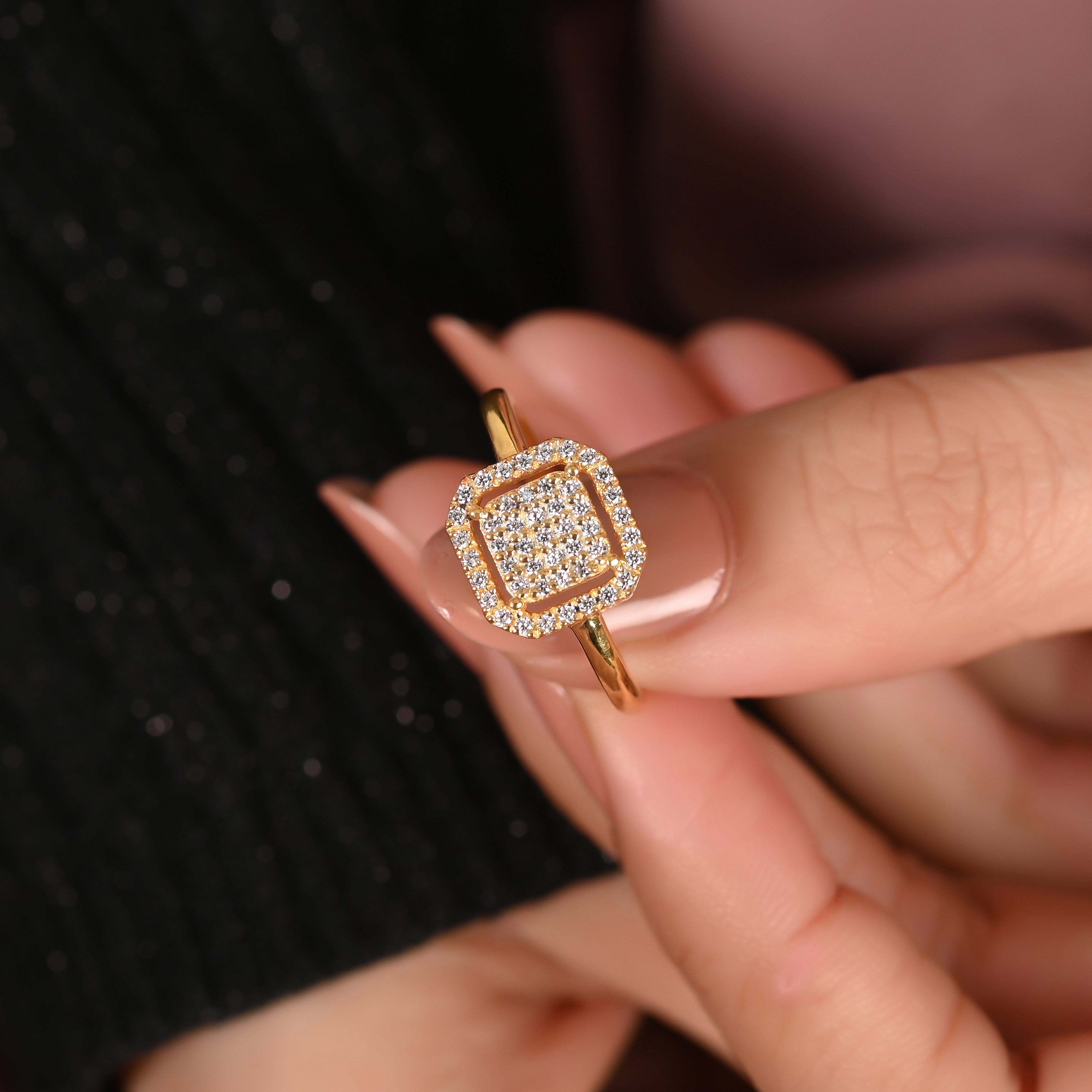 Maris Silver Zircon Ring