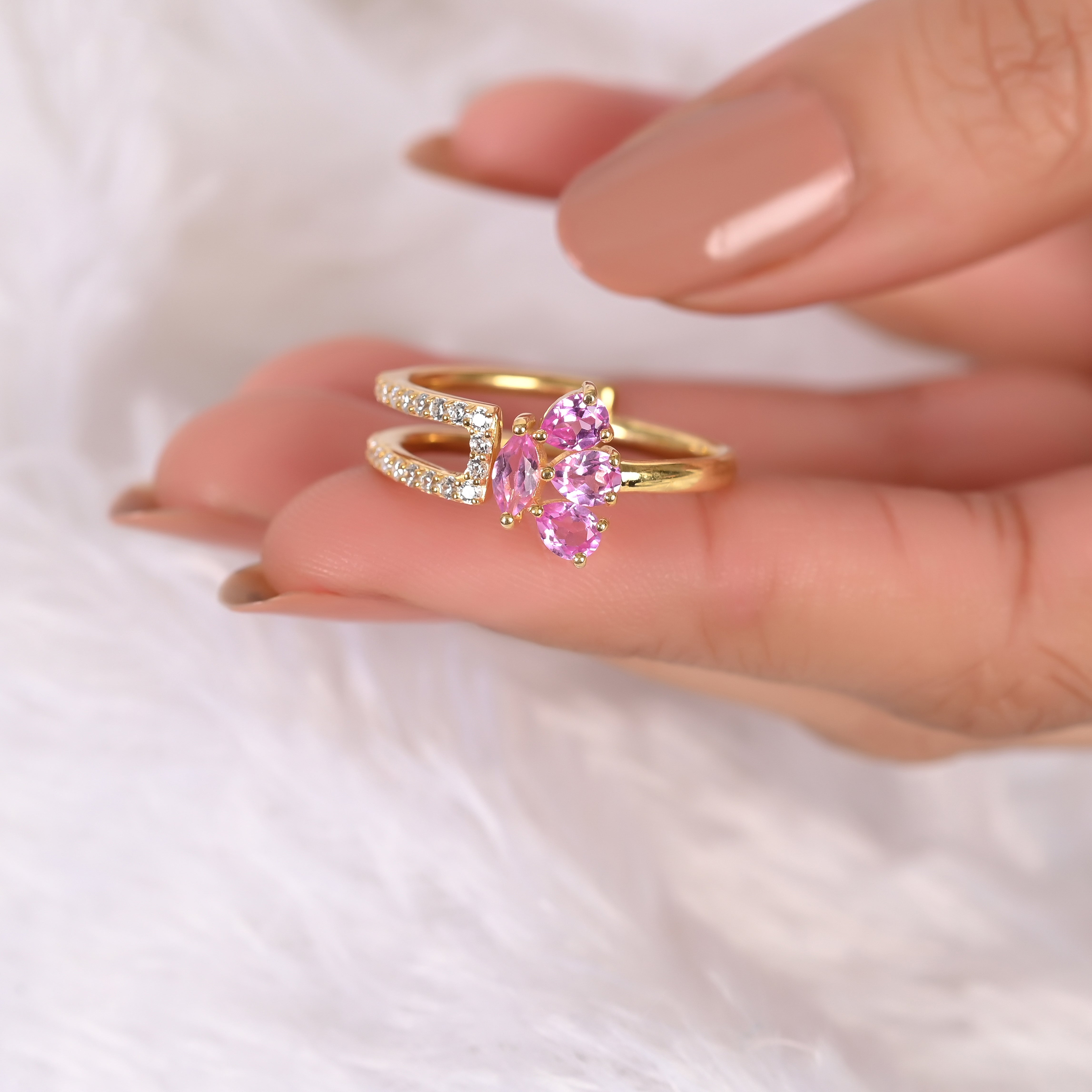 Stela Silver Zircon Ring