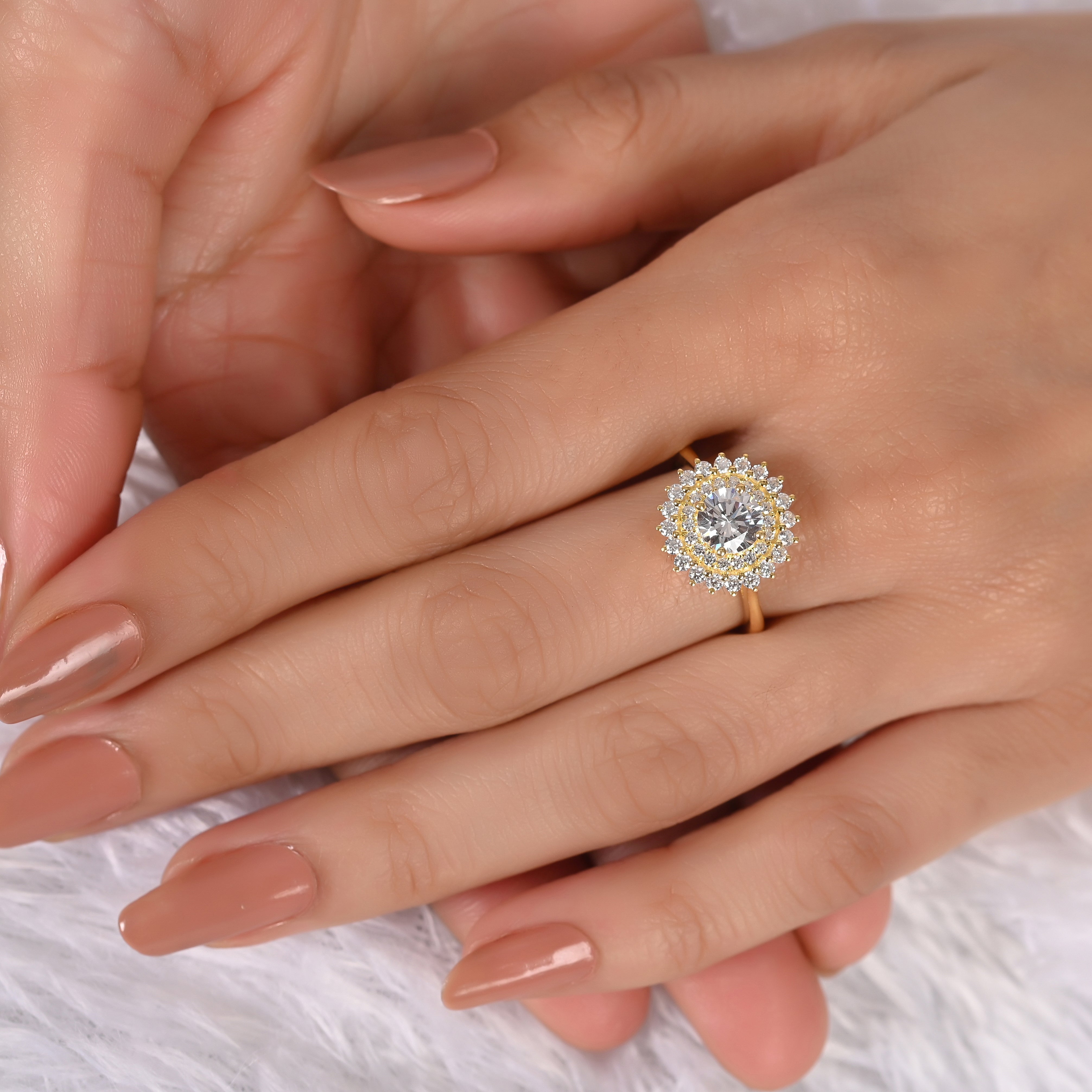 Eleanor Silver Zircon Ring