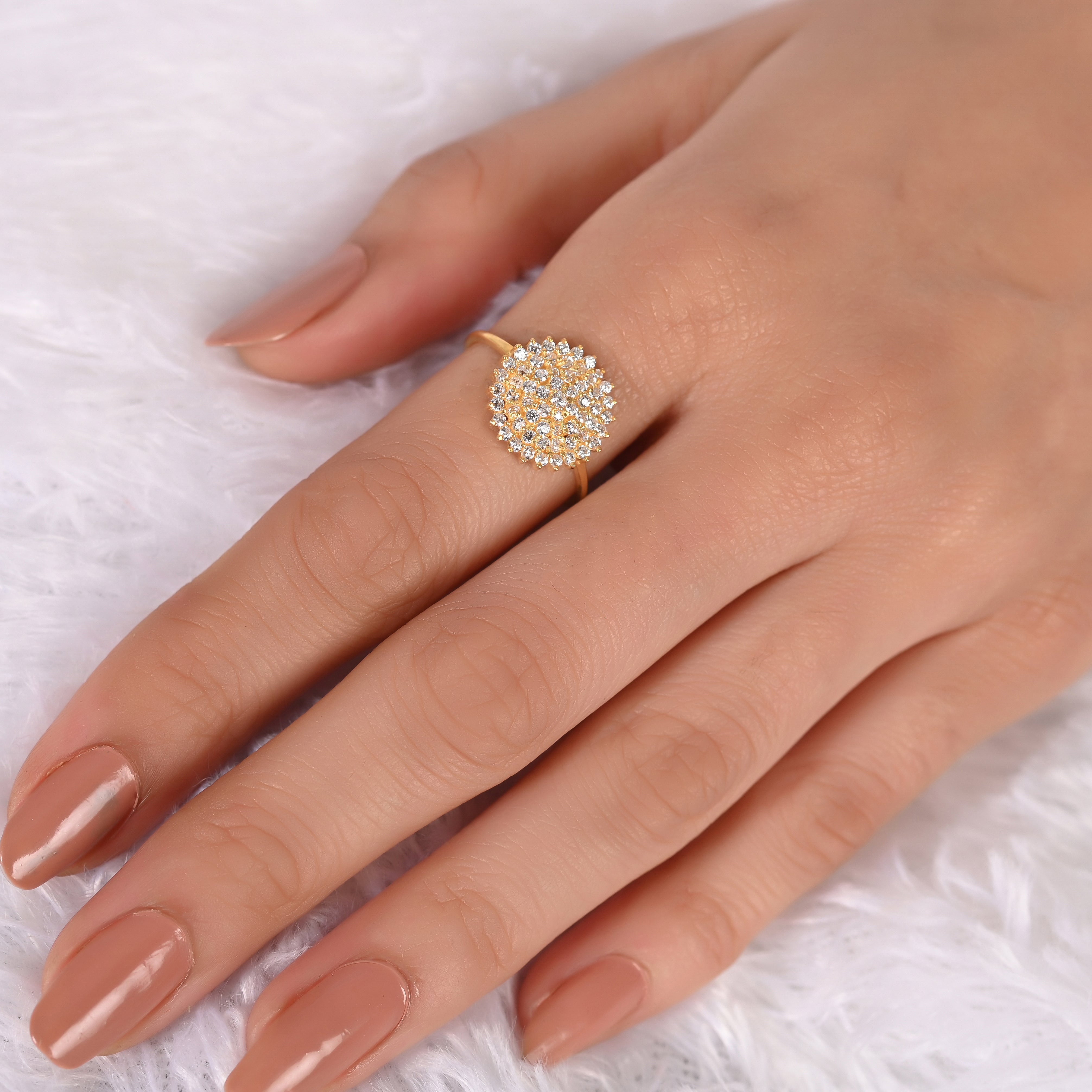 Aria Silver Zircon Ring