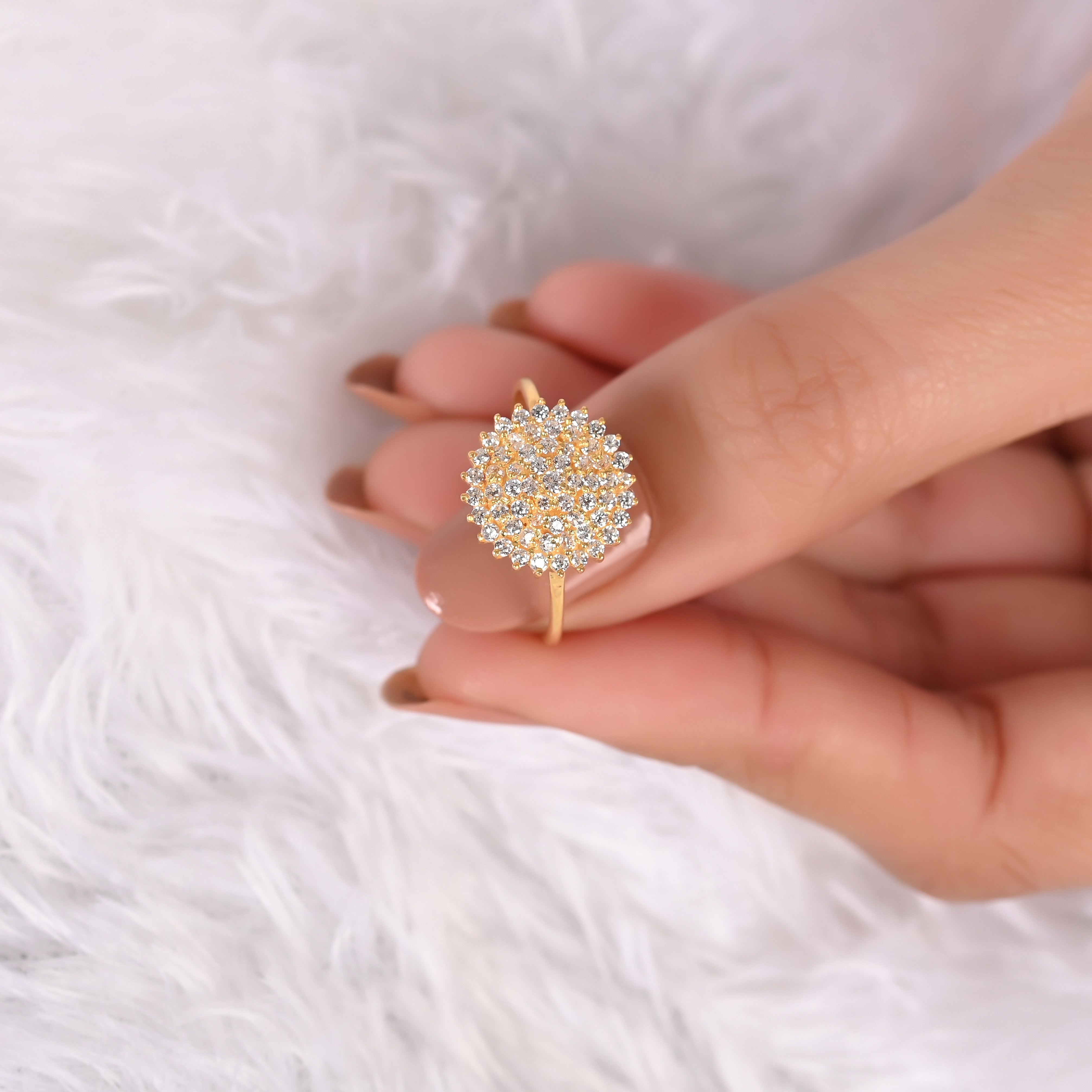 Aria Silver Zircon Ring