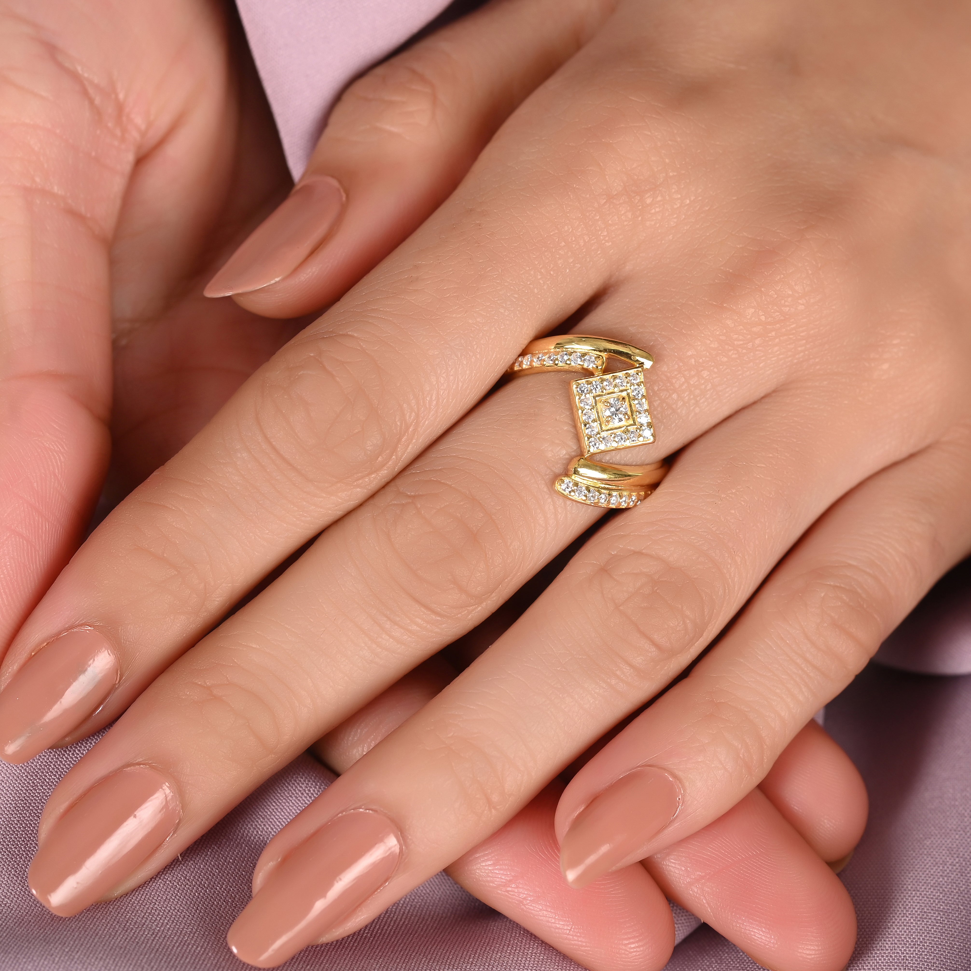 Berrit Silver Zircon Ring