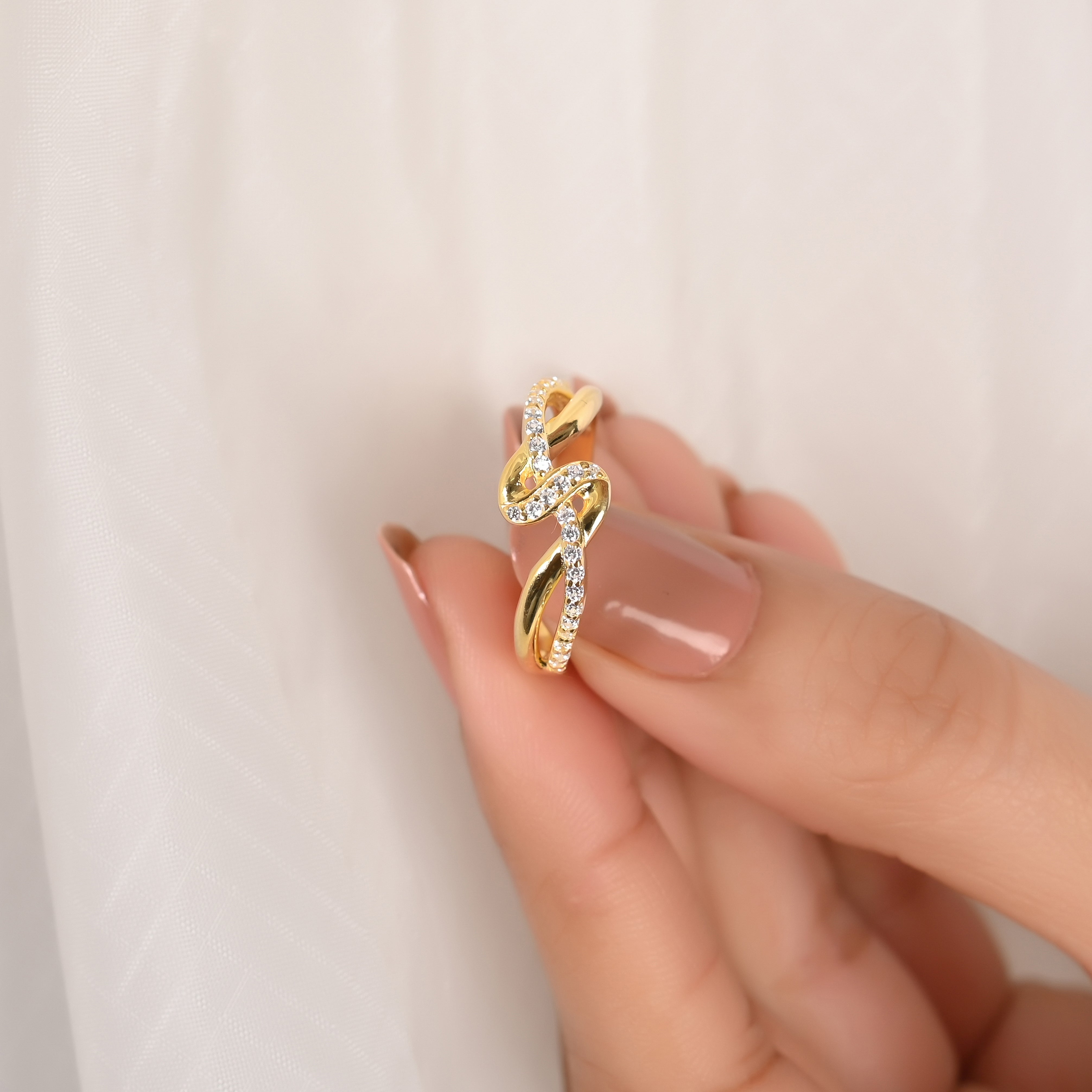 Bruna Silver Zircon Ring