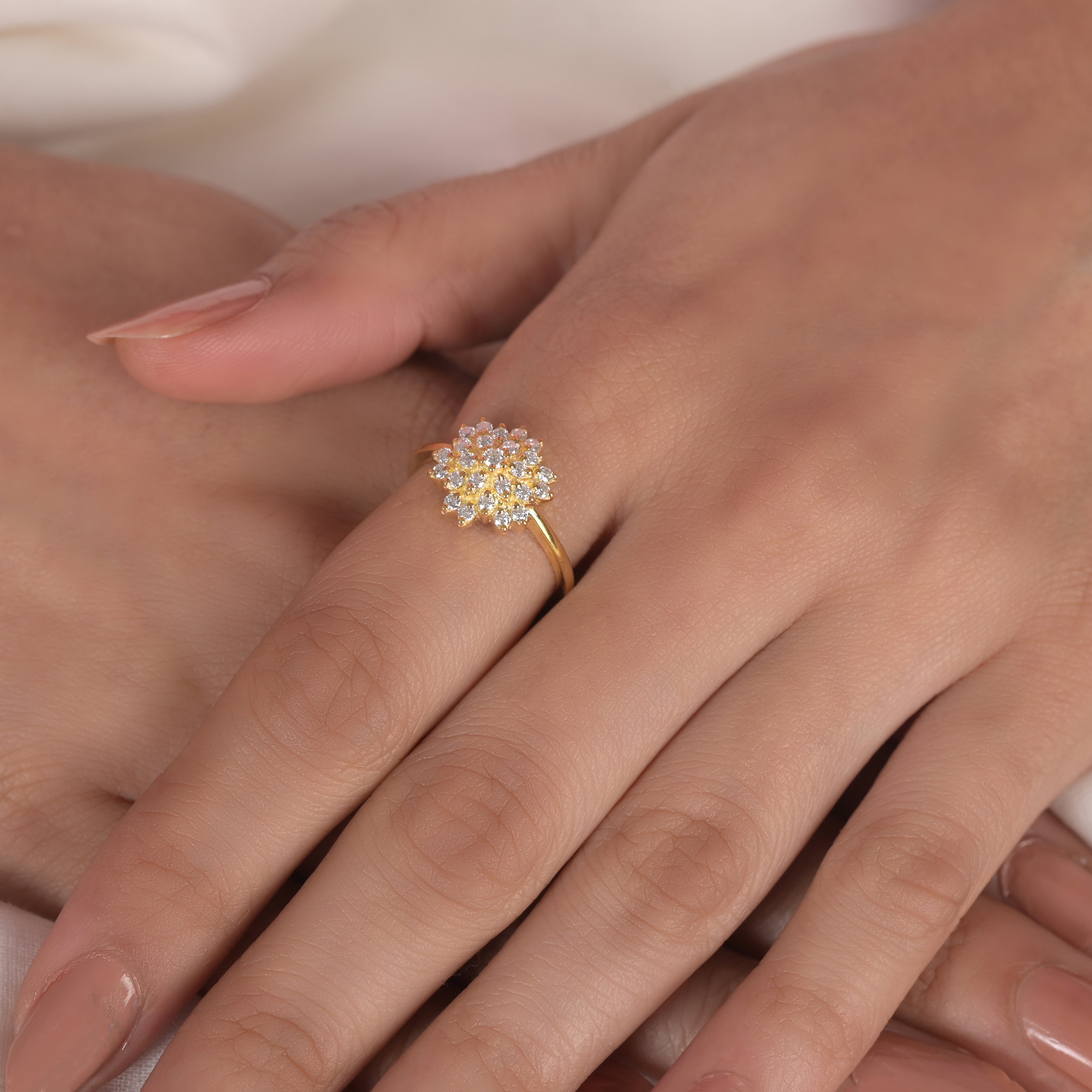 Evan Silver Zircon Ring