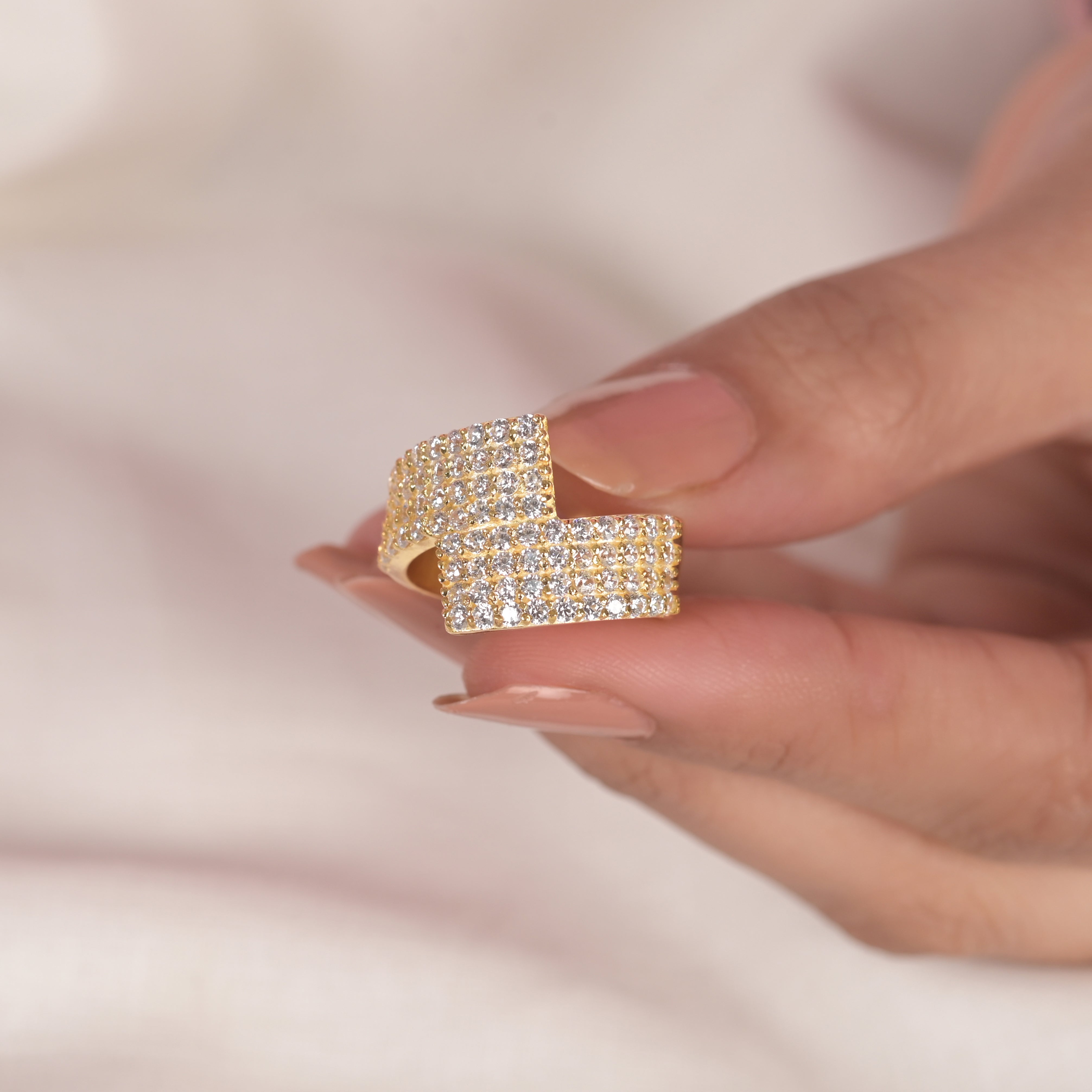 Emily Silver Zircon Ring