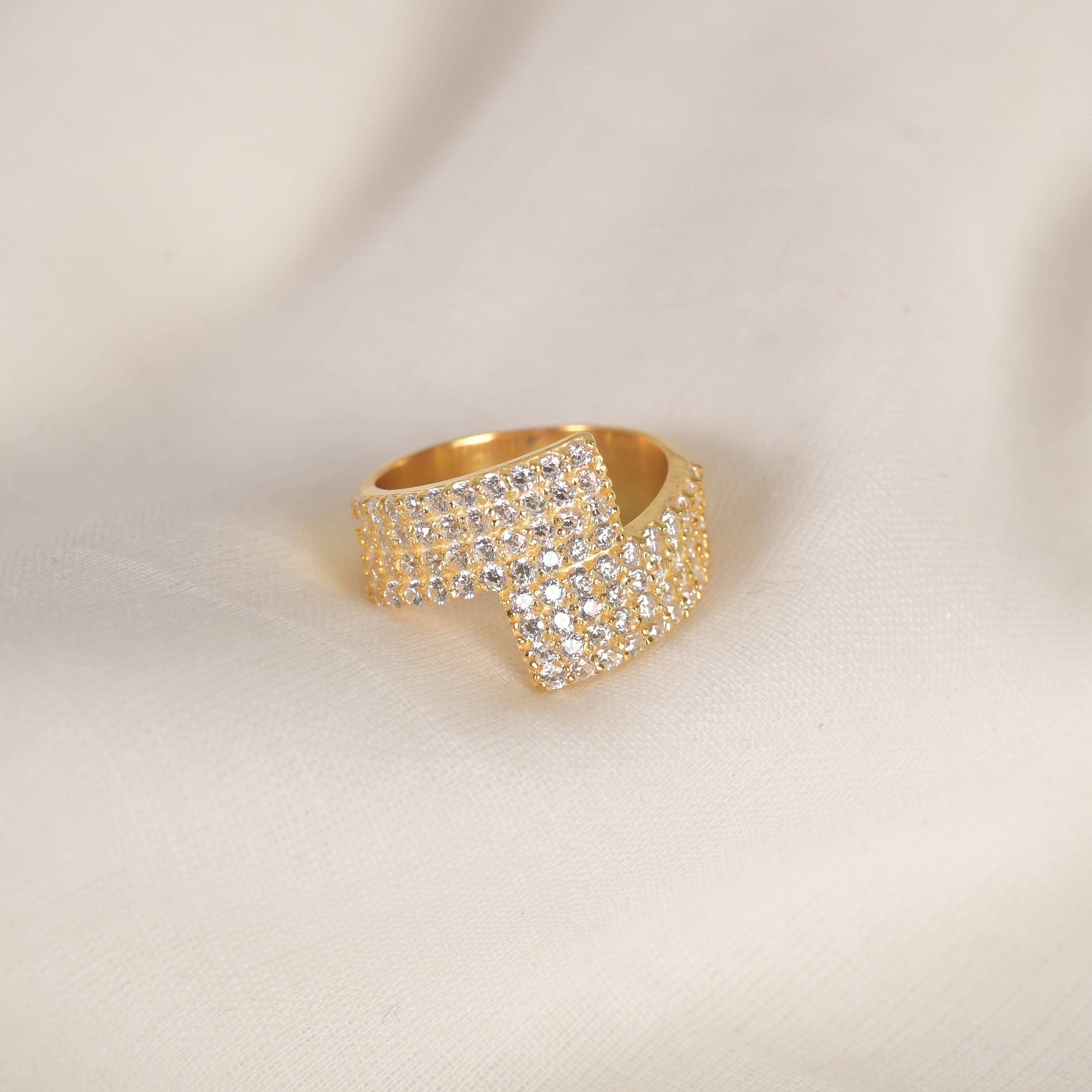 Emily Silver Zircon Ring