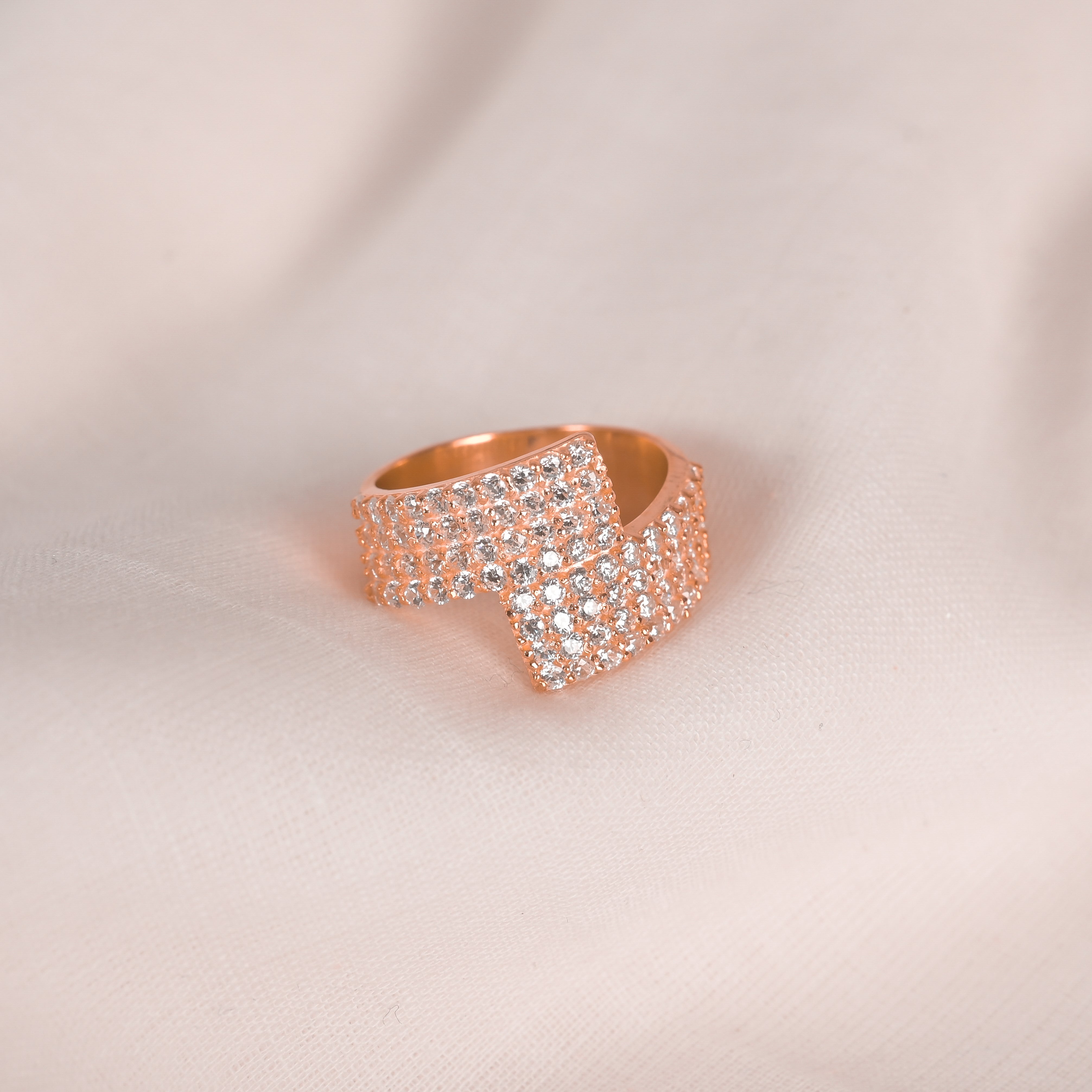 Emily Silver Zircon Ring