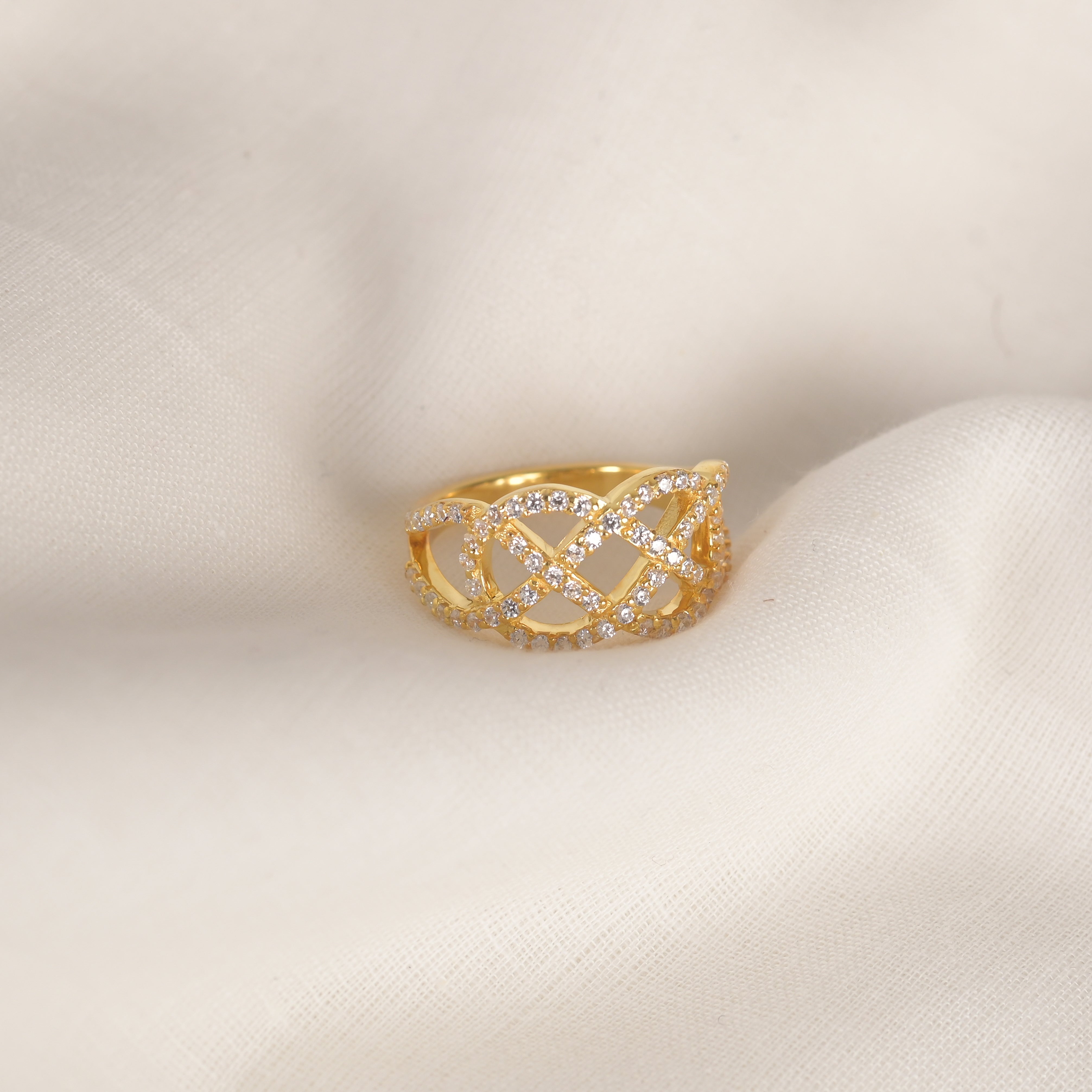 Bettine Silver Zircon Ring