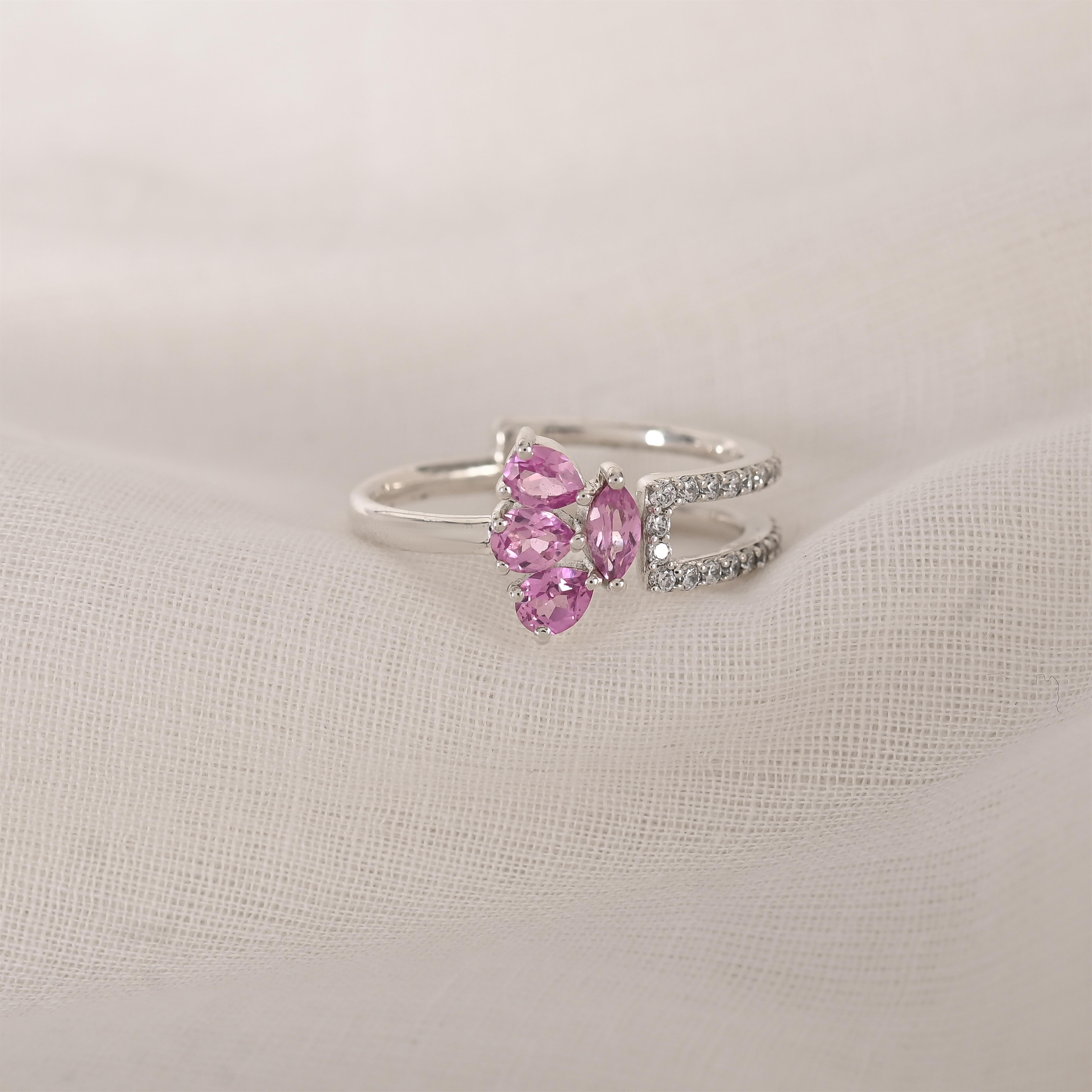 Stela Silver Zircon Ring