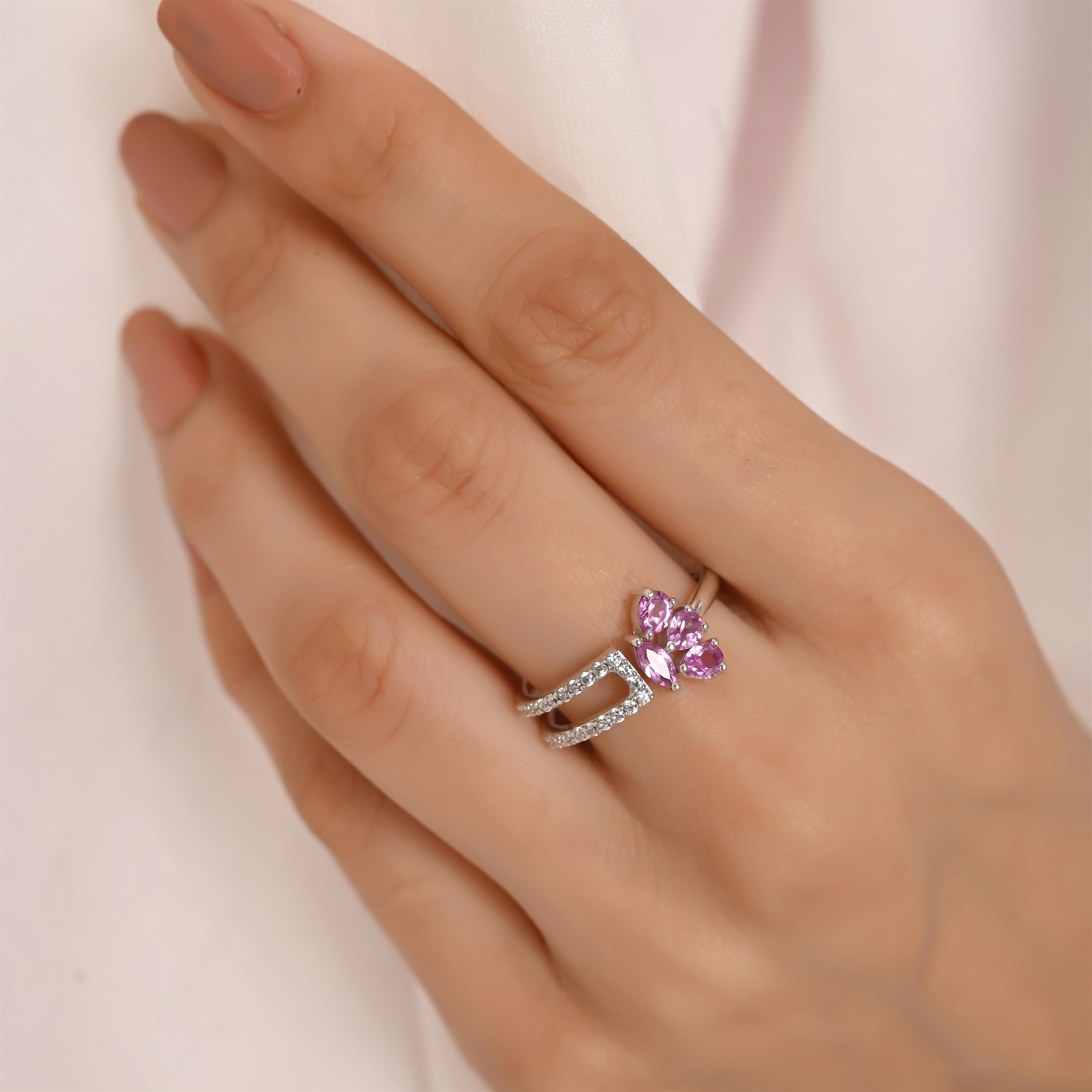 Stela Silver Zircon Ring