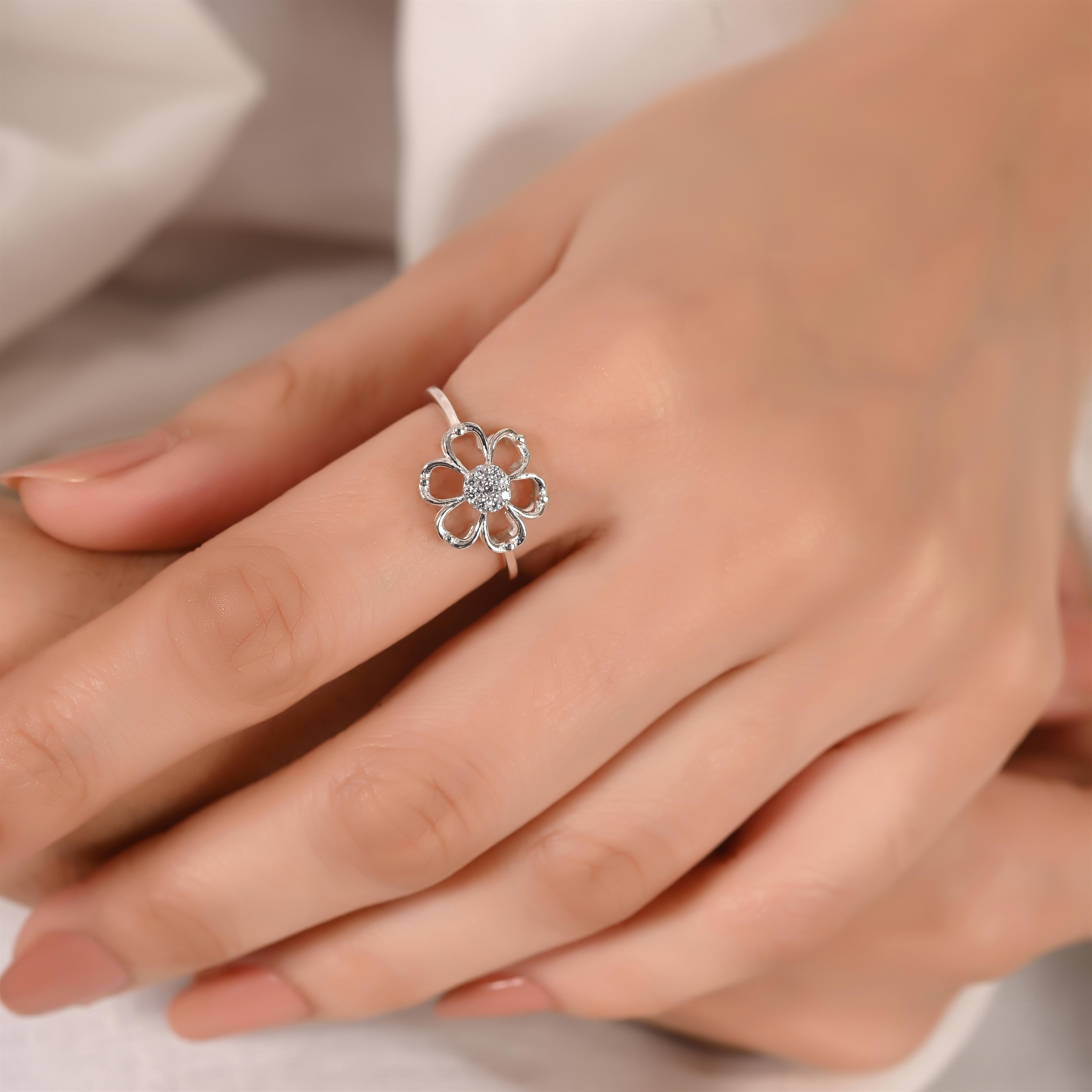 Fleur Silver Ring