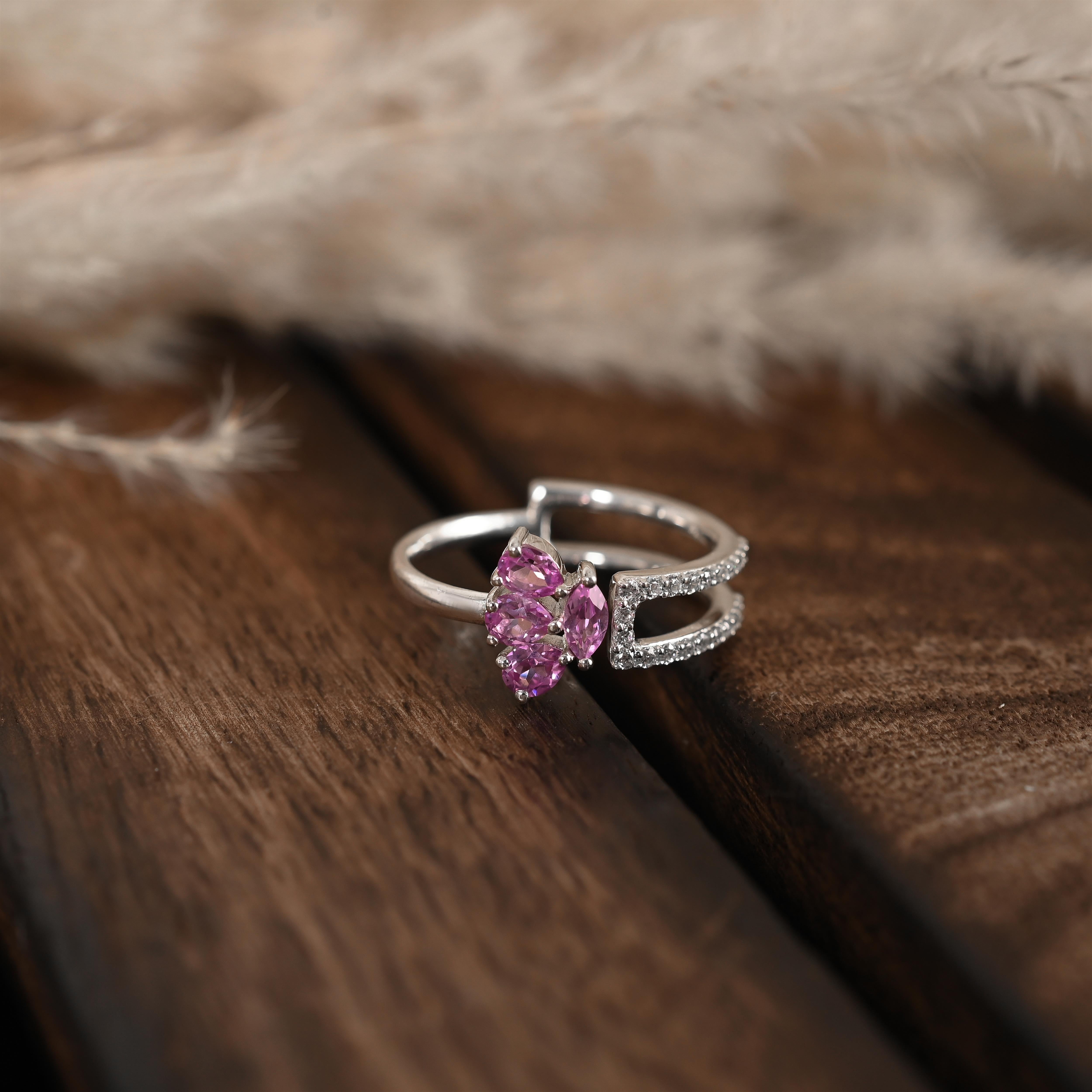 Stela Silver Zircon Ring