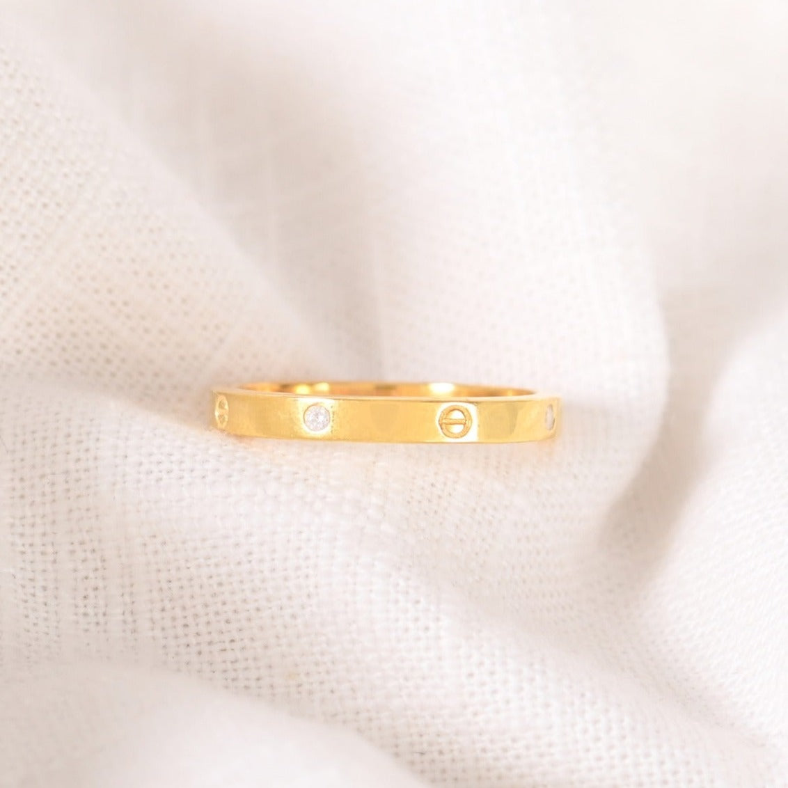 Adina Silver Zircon Ring