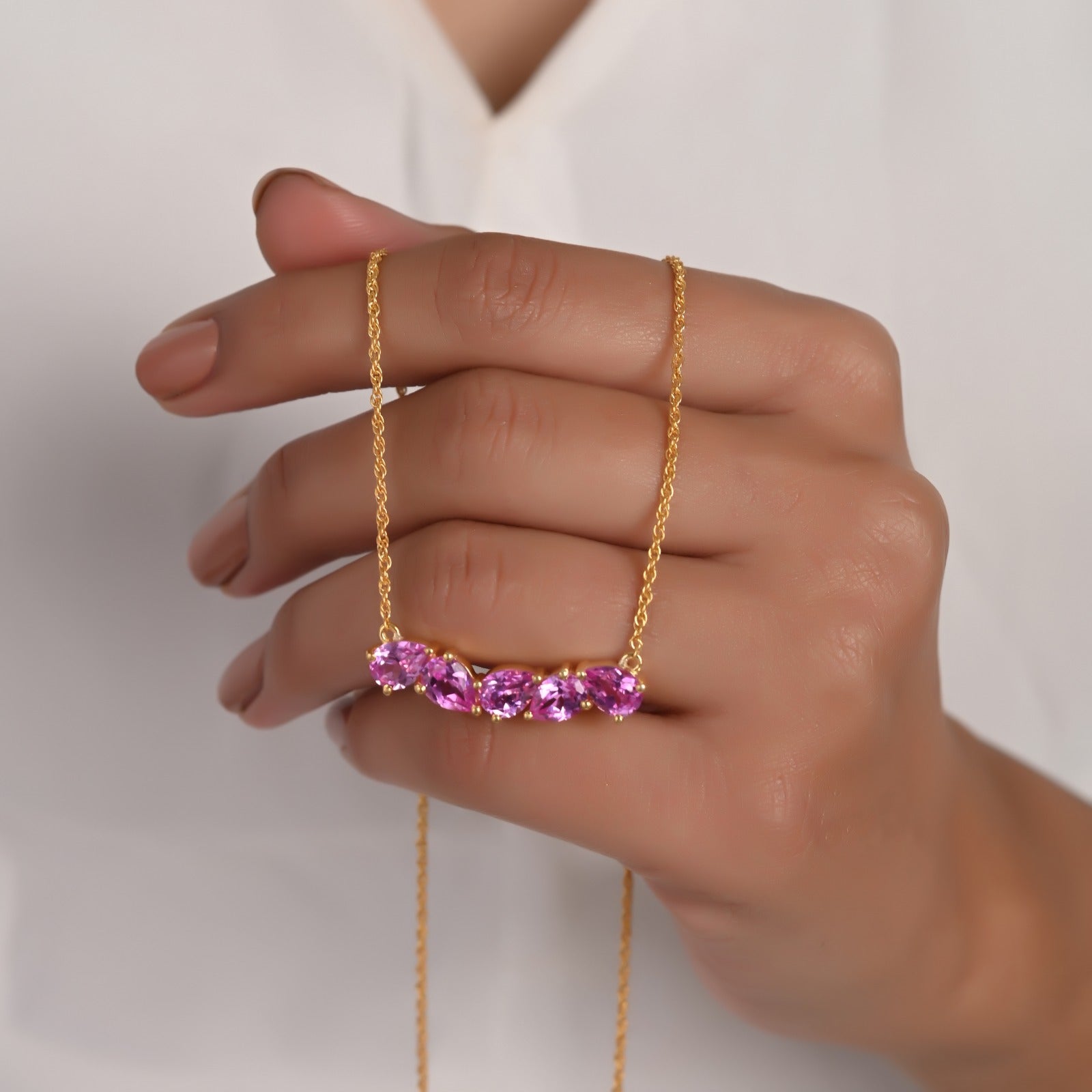 Cora Silver Necklace