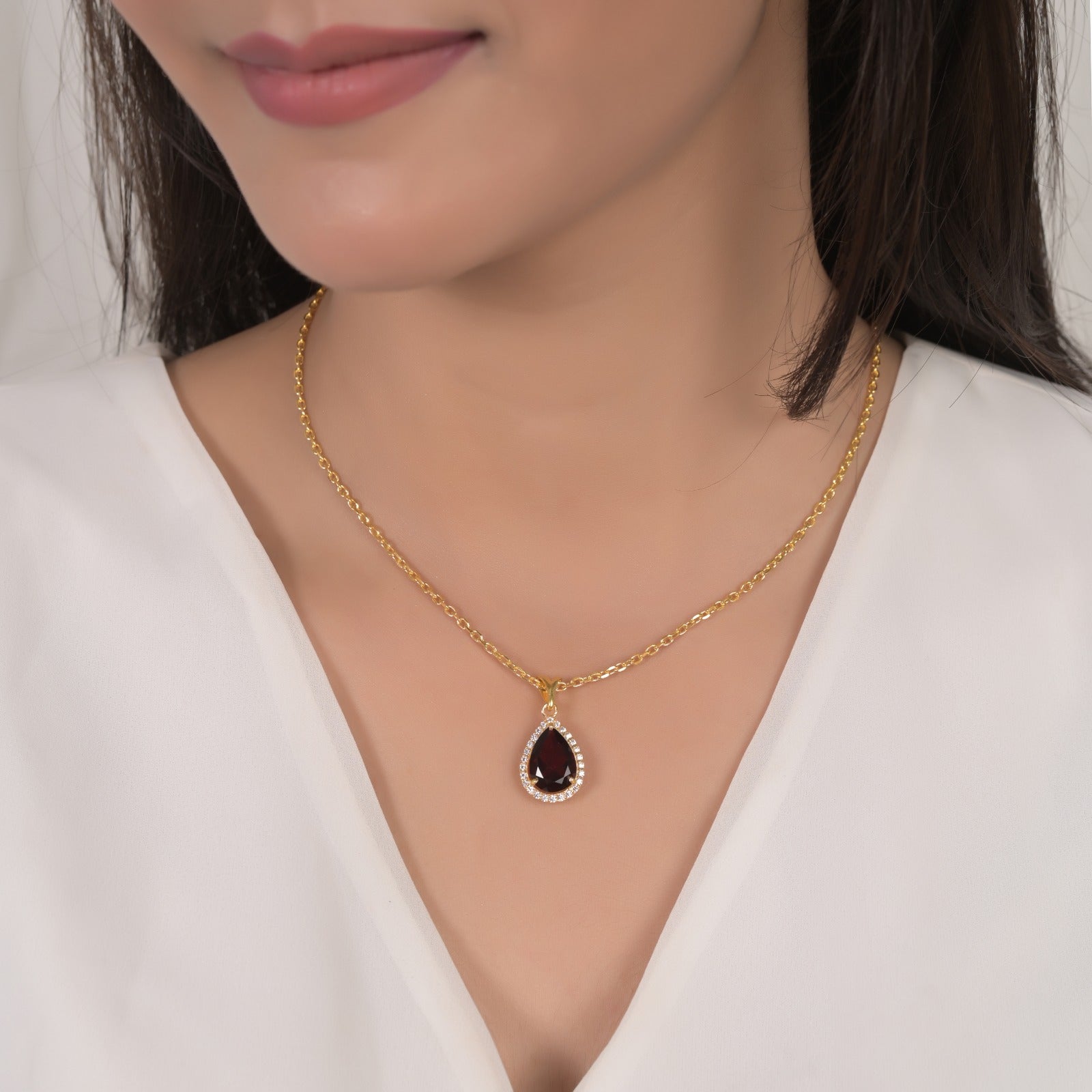 Delia Silver Necklace