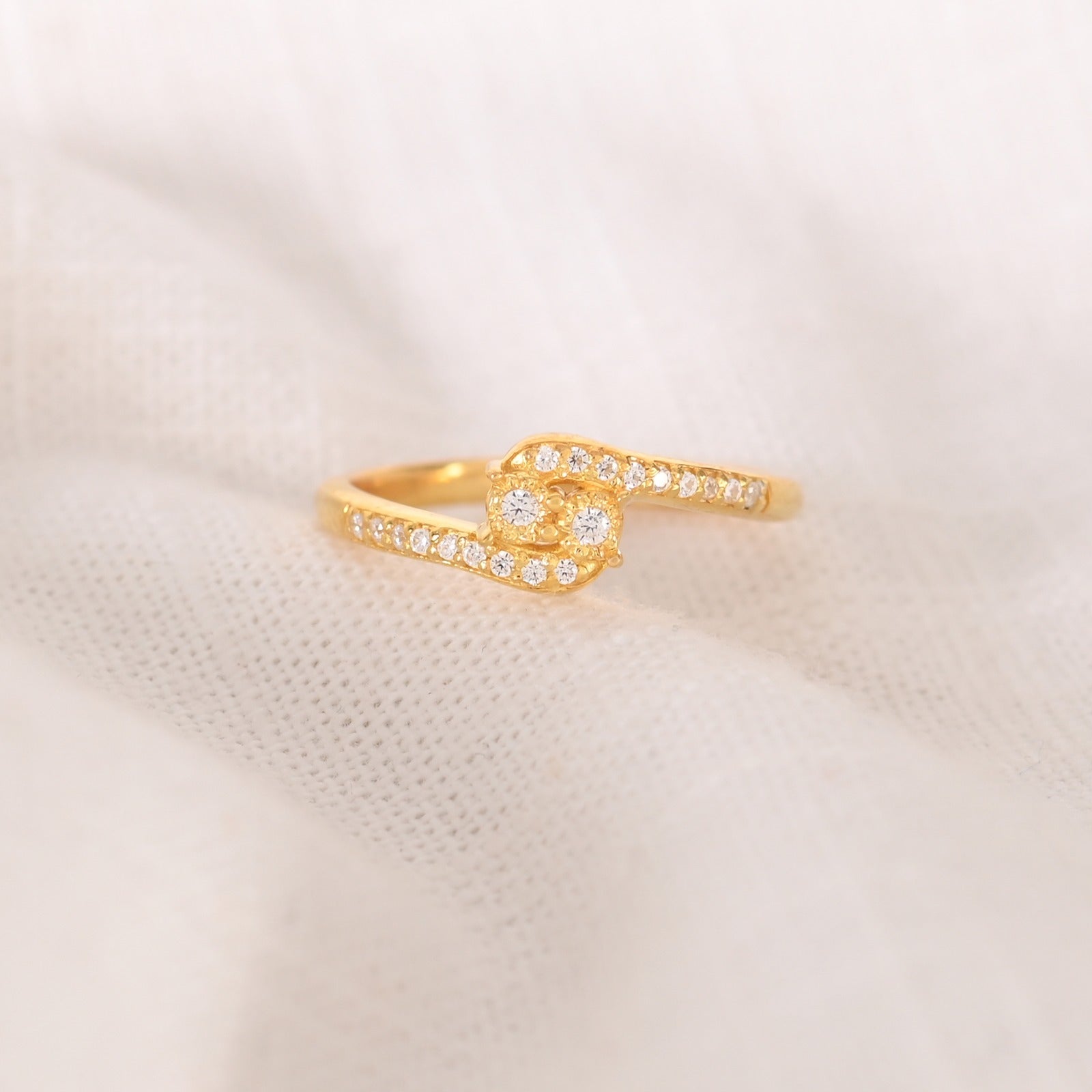 Dorete Silver Zircon Ring