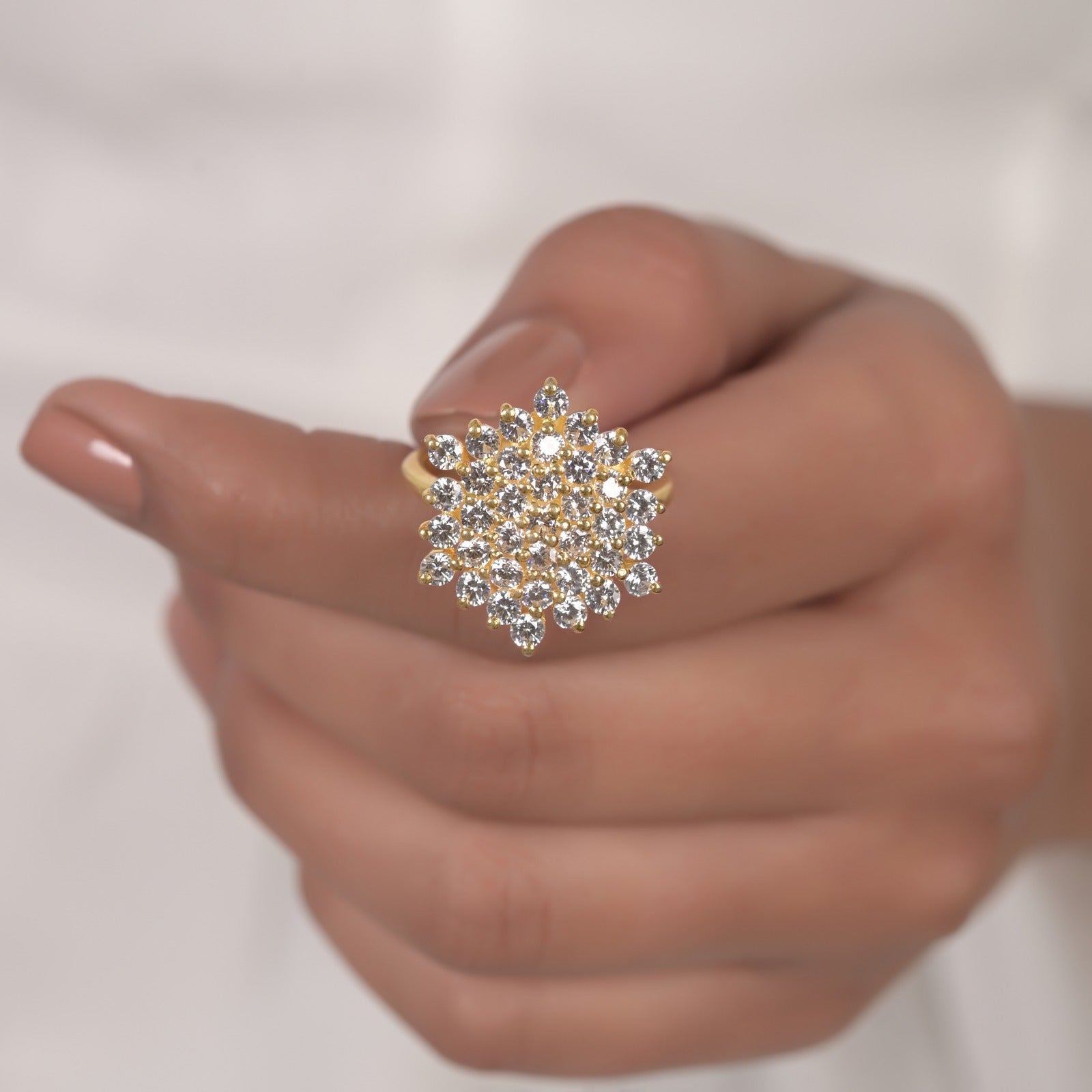 Lucy Silver Zircon Ring
