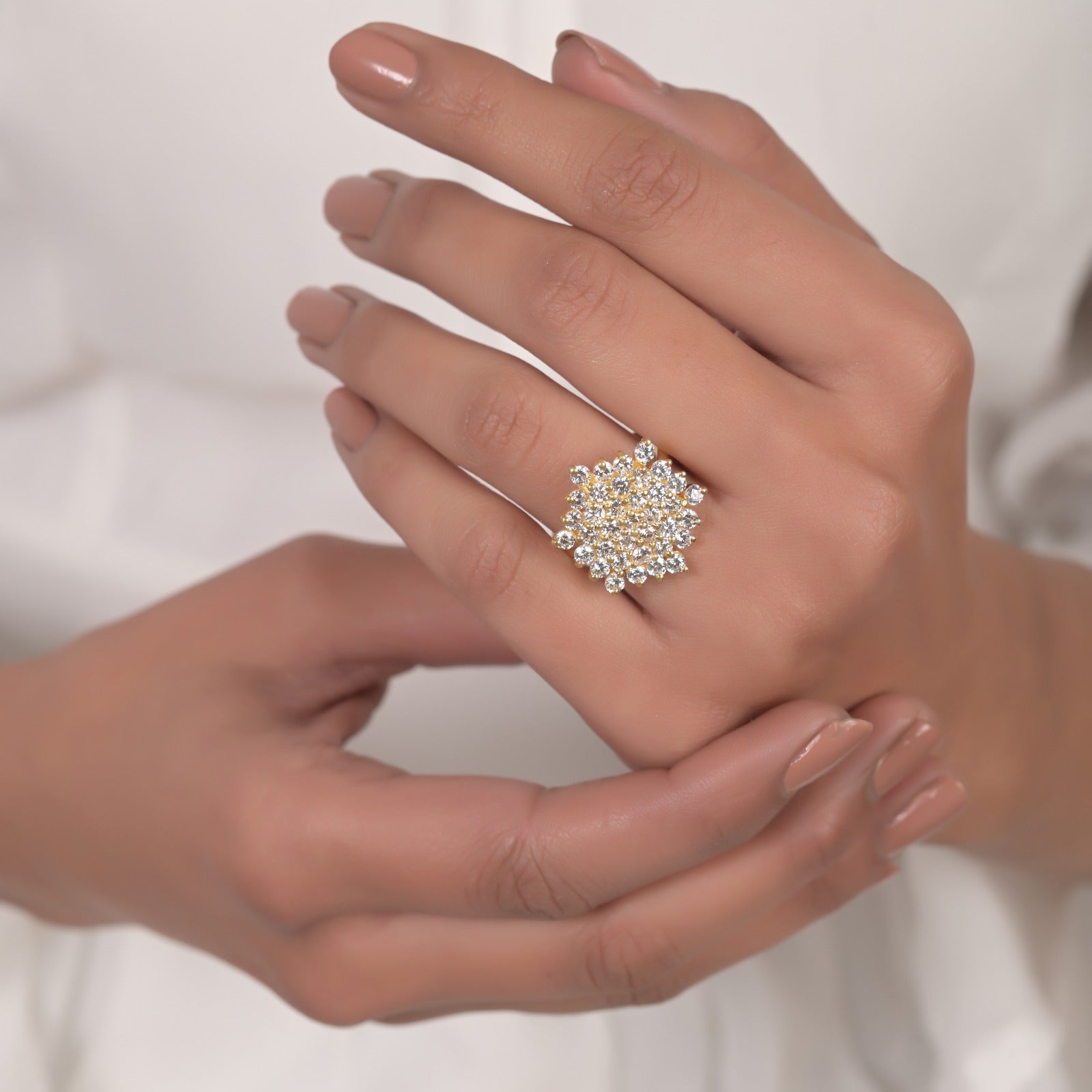 Juhana Silver Zircon Ring