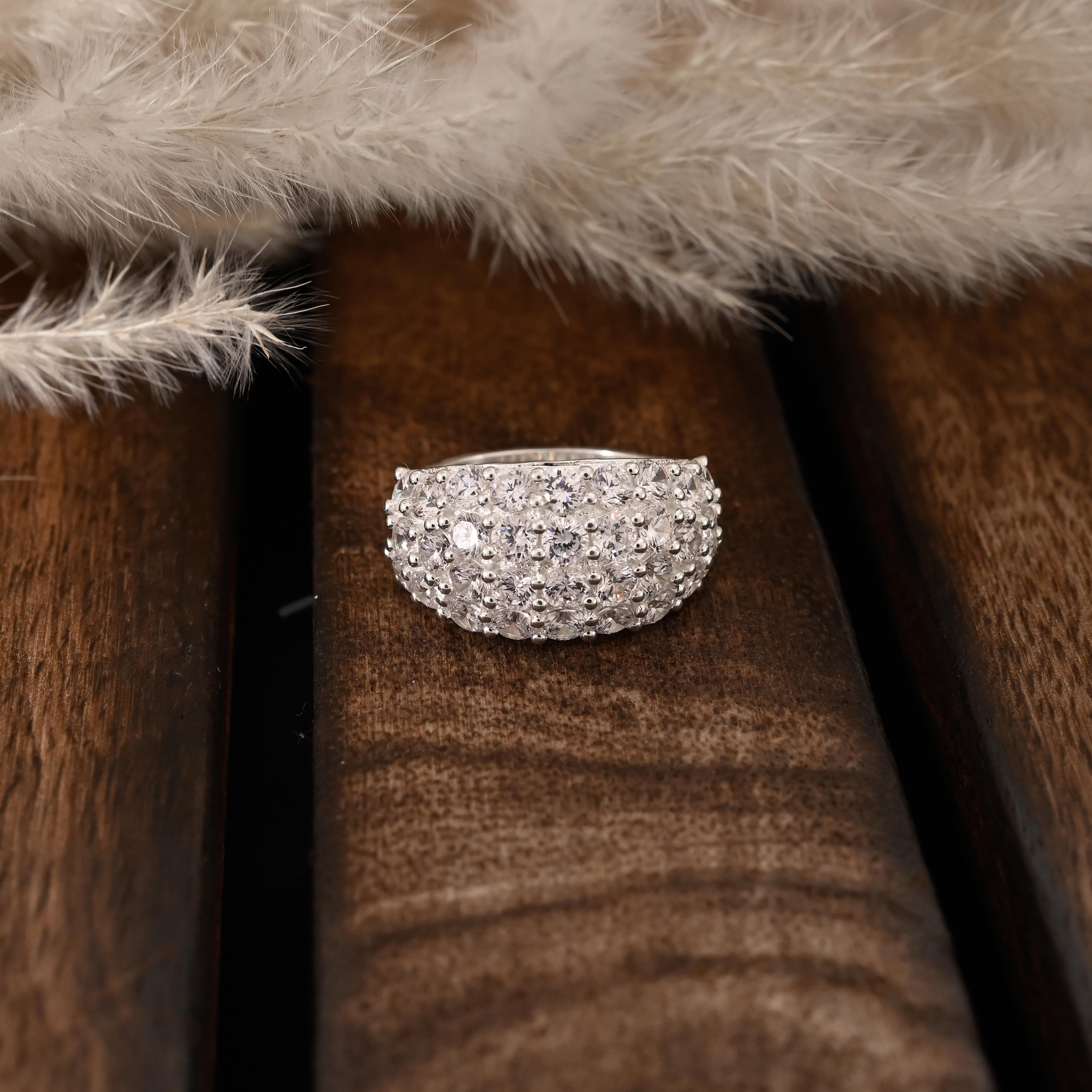 Zoe Silver Zircon Ring