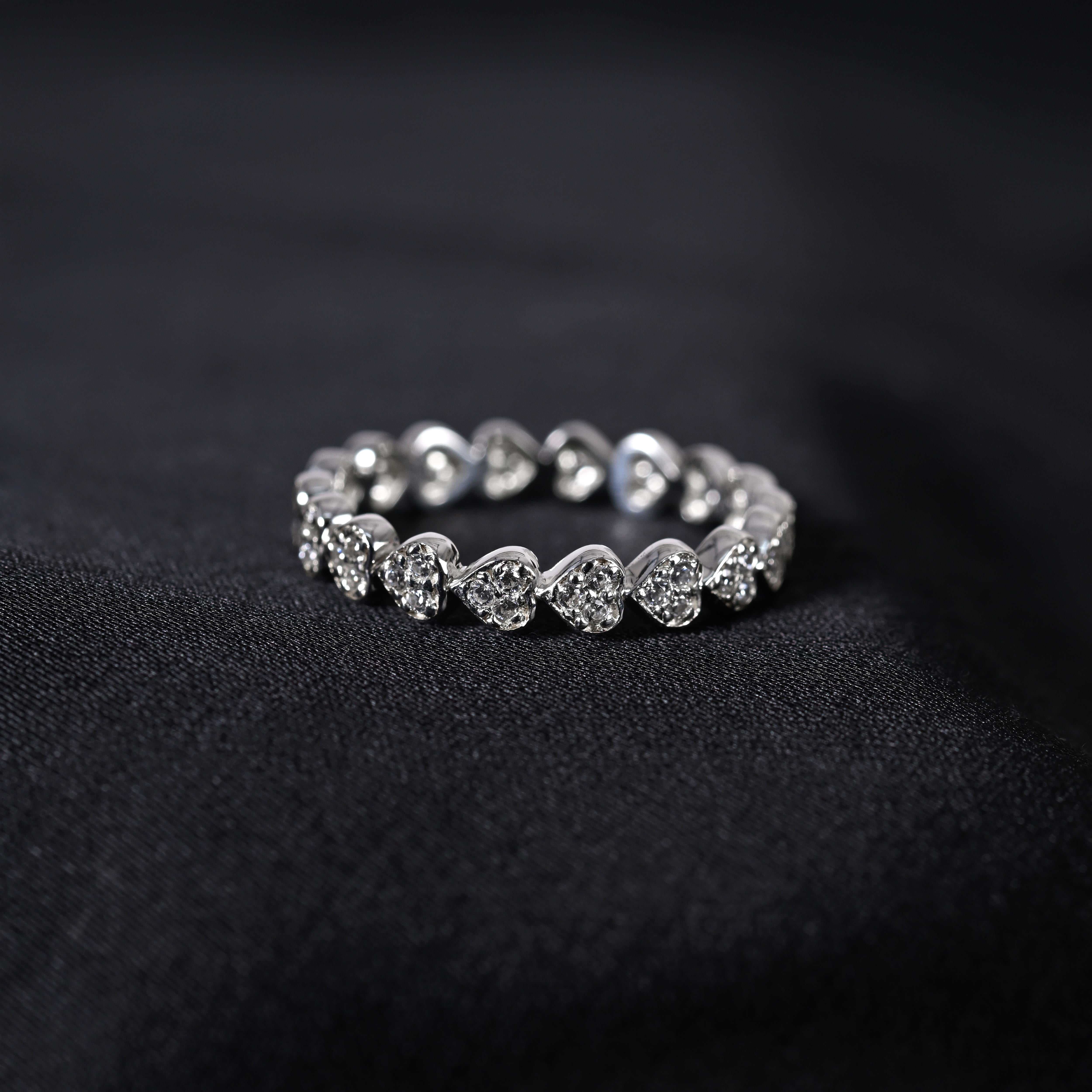 Raisa Silver Zircon Ring