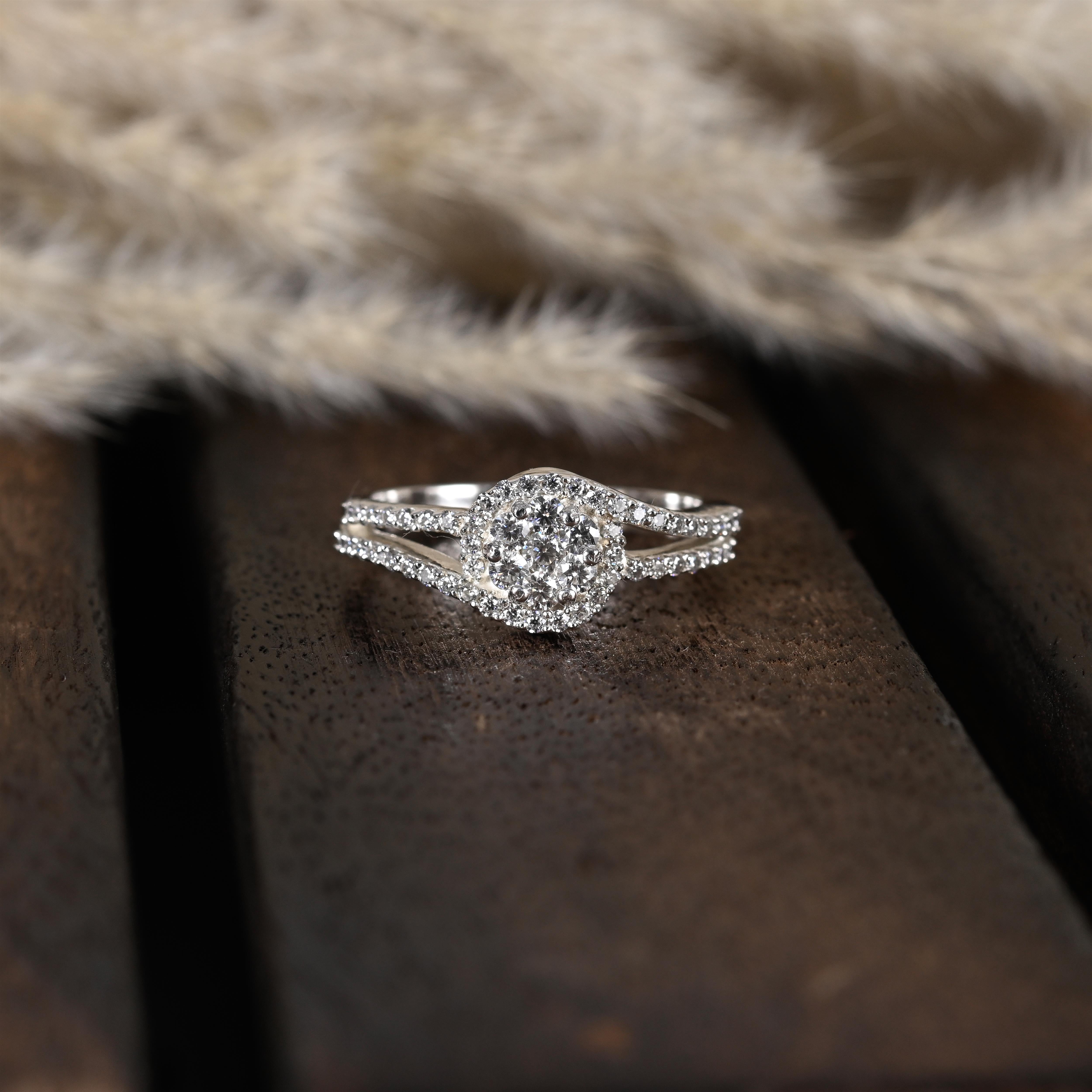 Hannah Silver Zircon Ring