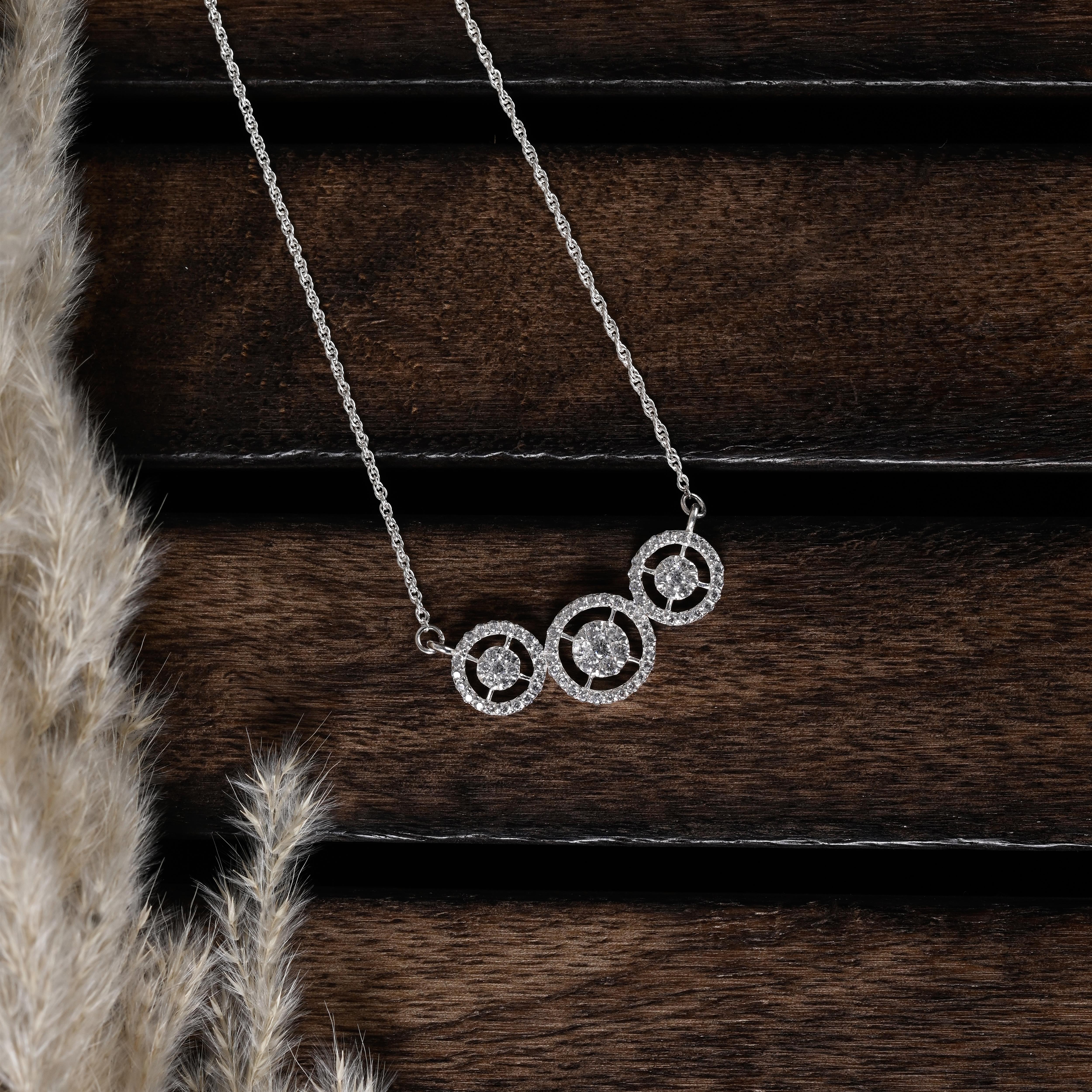 Ifa Zircon silver Necklace