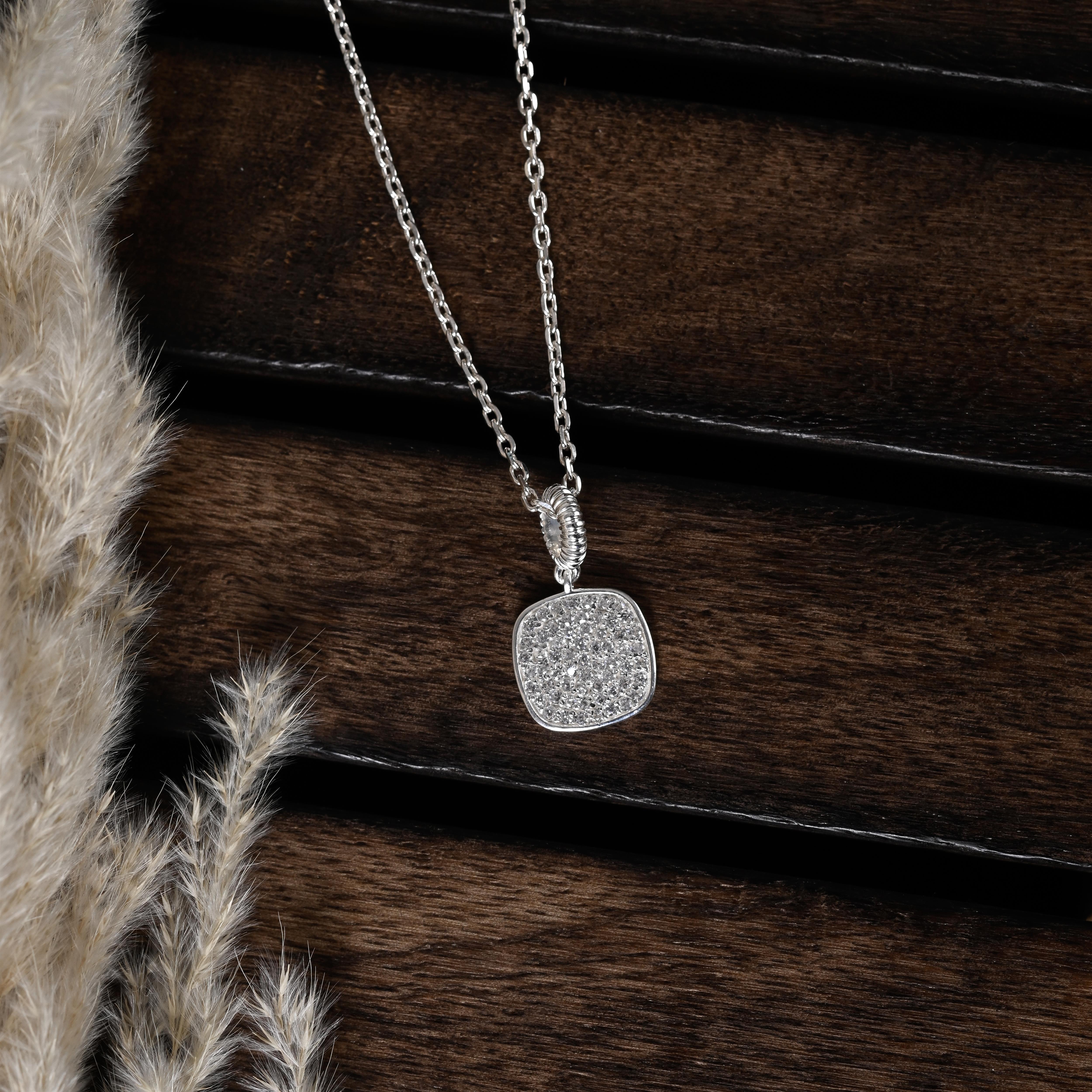 Arden Silver Zircon Necklace