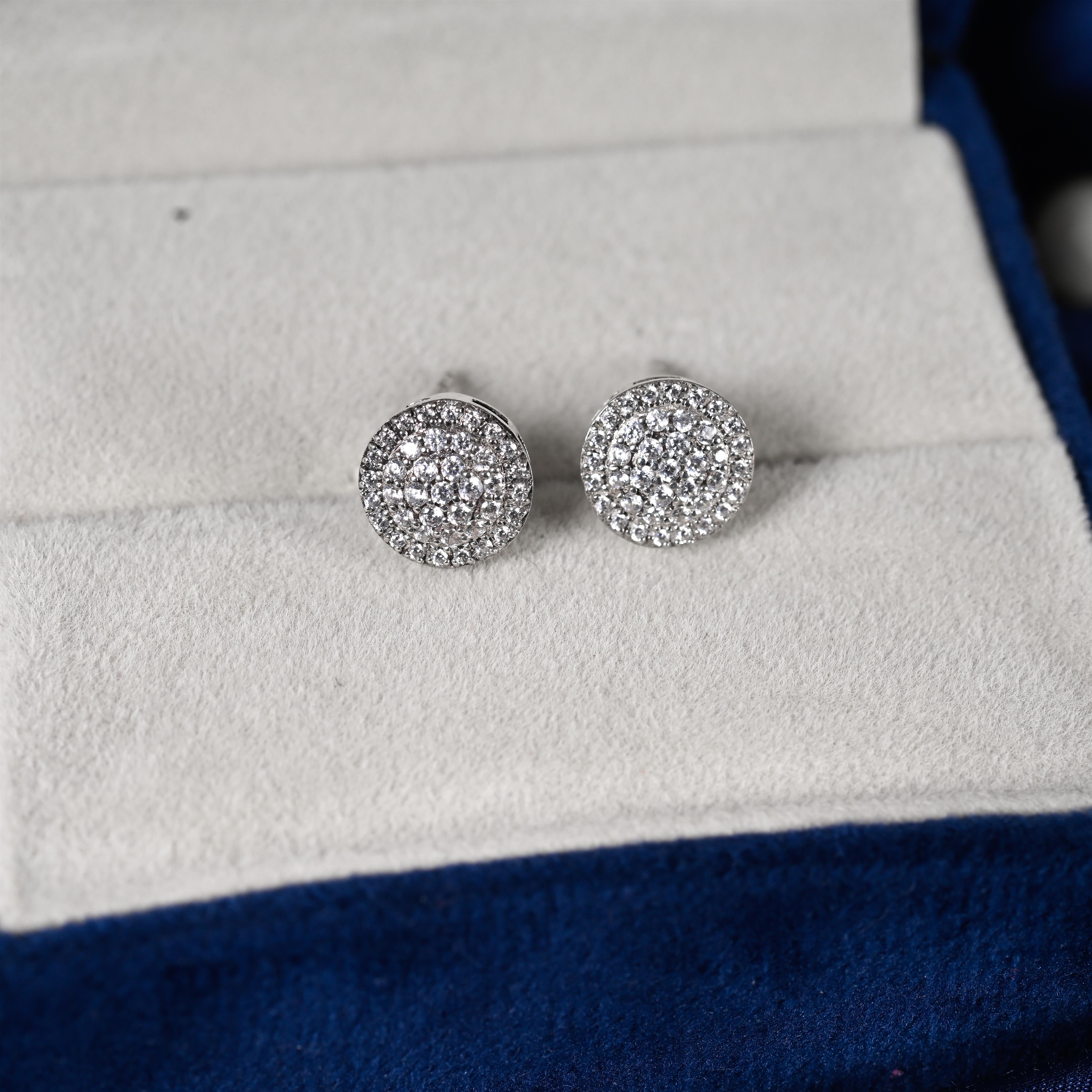 Fidelle Silver Zircon Earrings