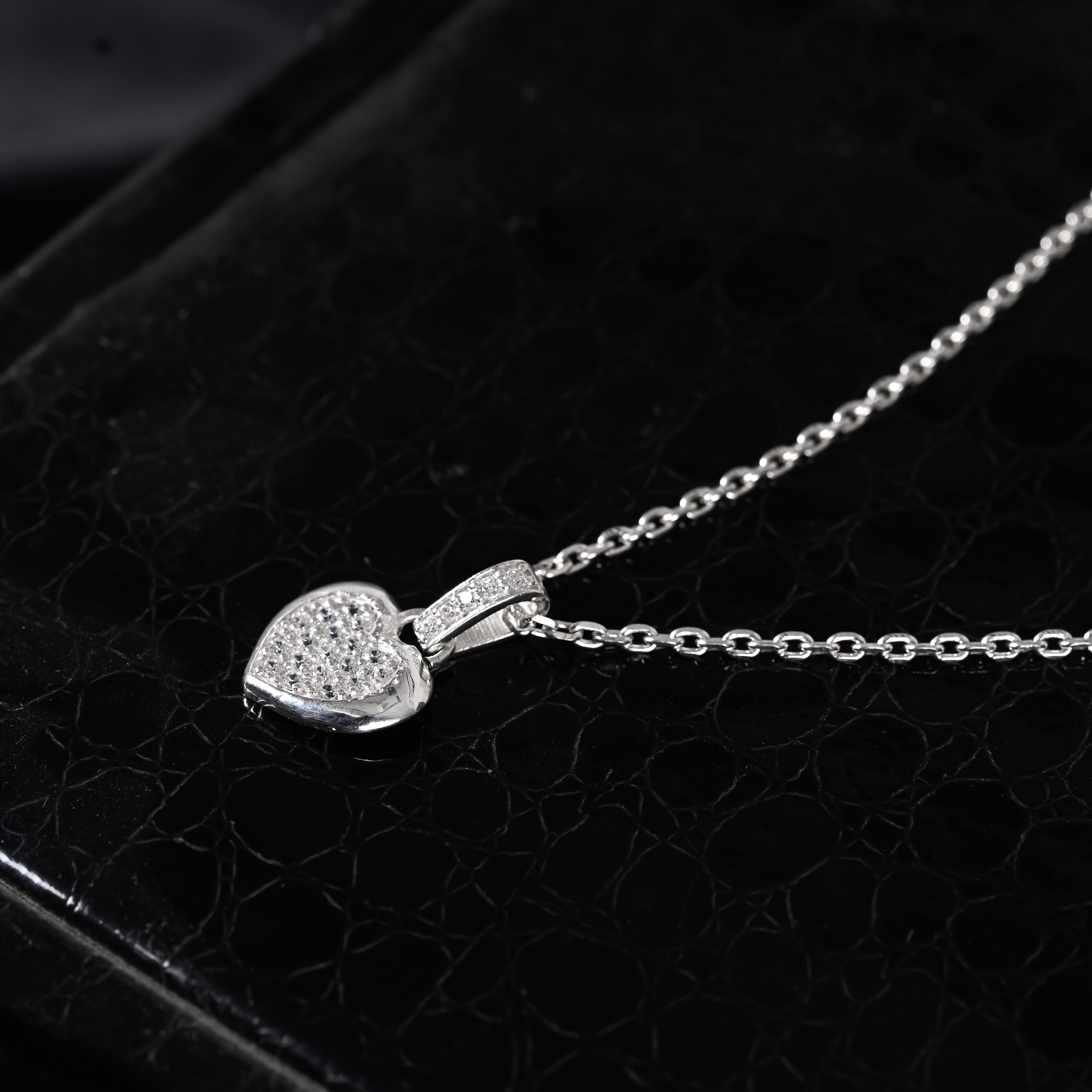 Mila Silver Zircon Necklace