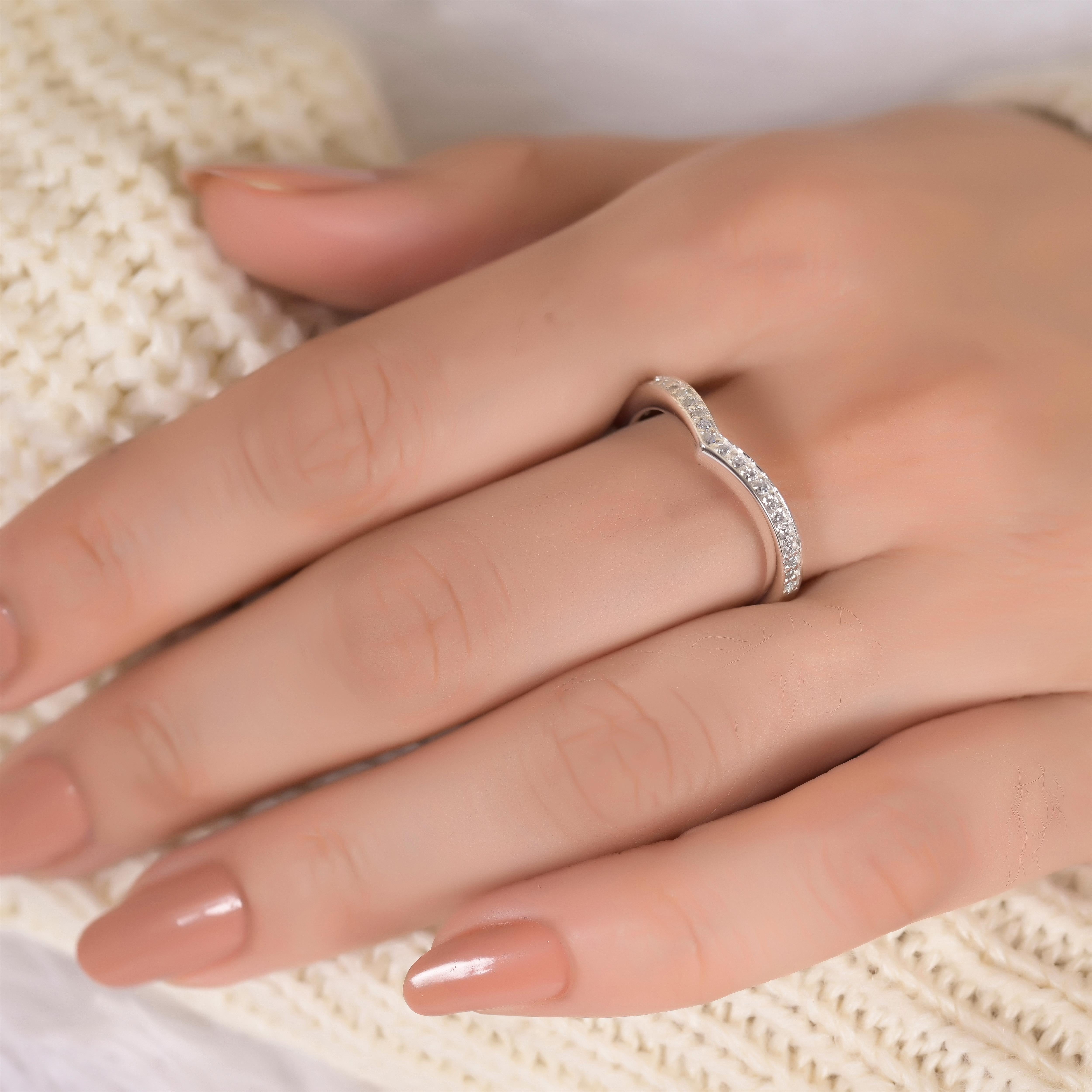 Fae Silver Zircon Ring