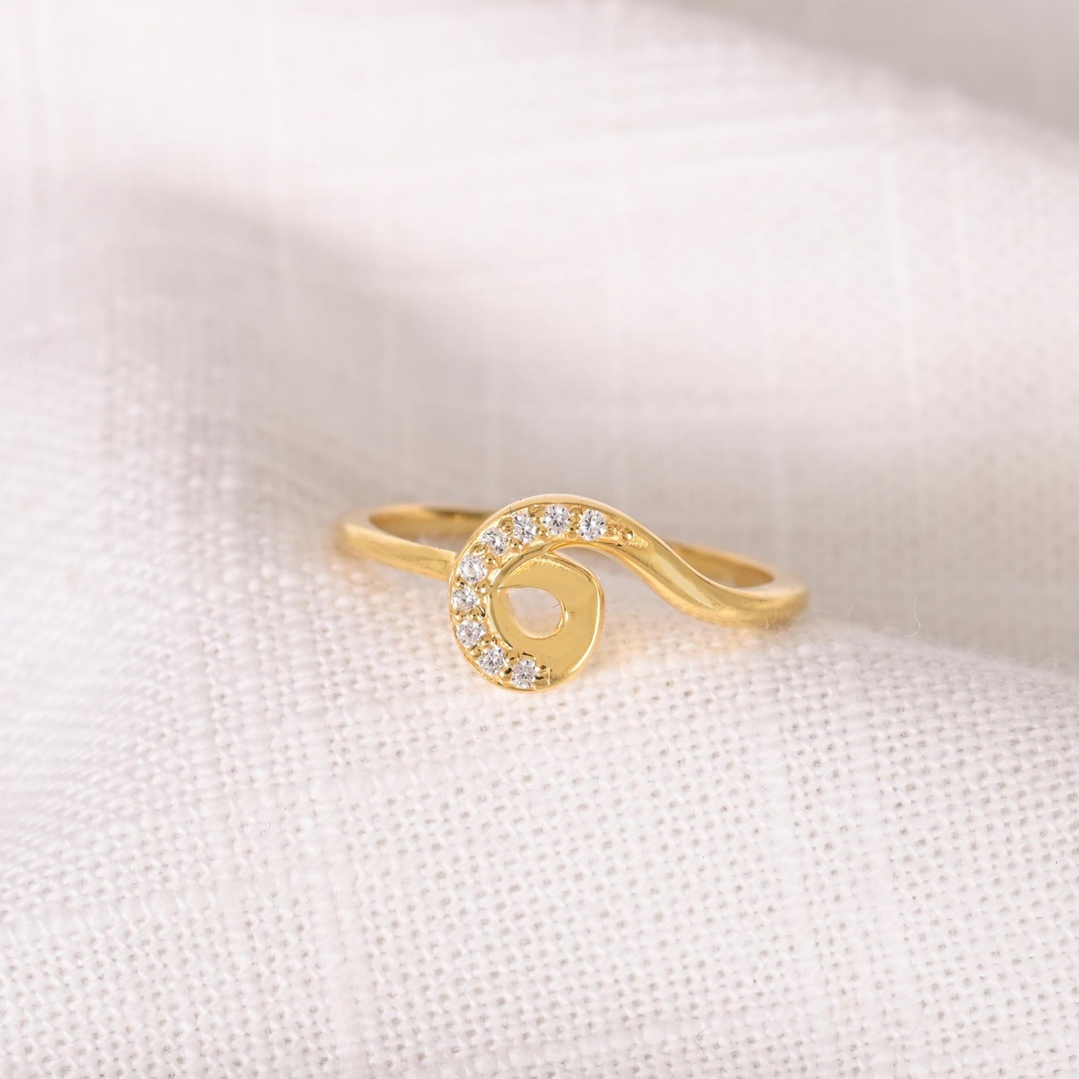 Esme Silver Zircon Ring