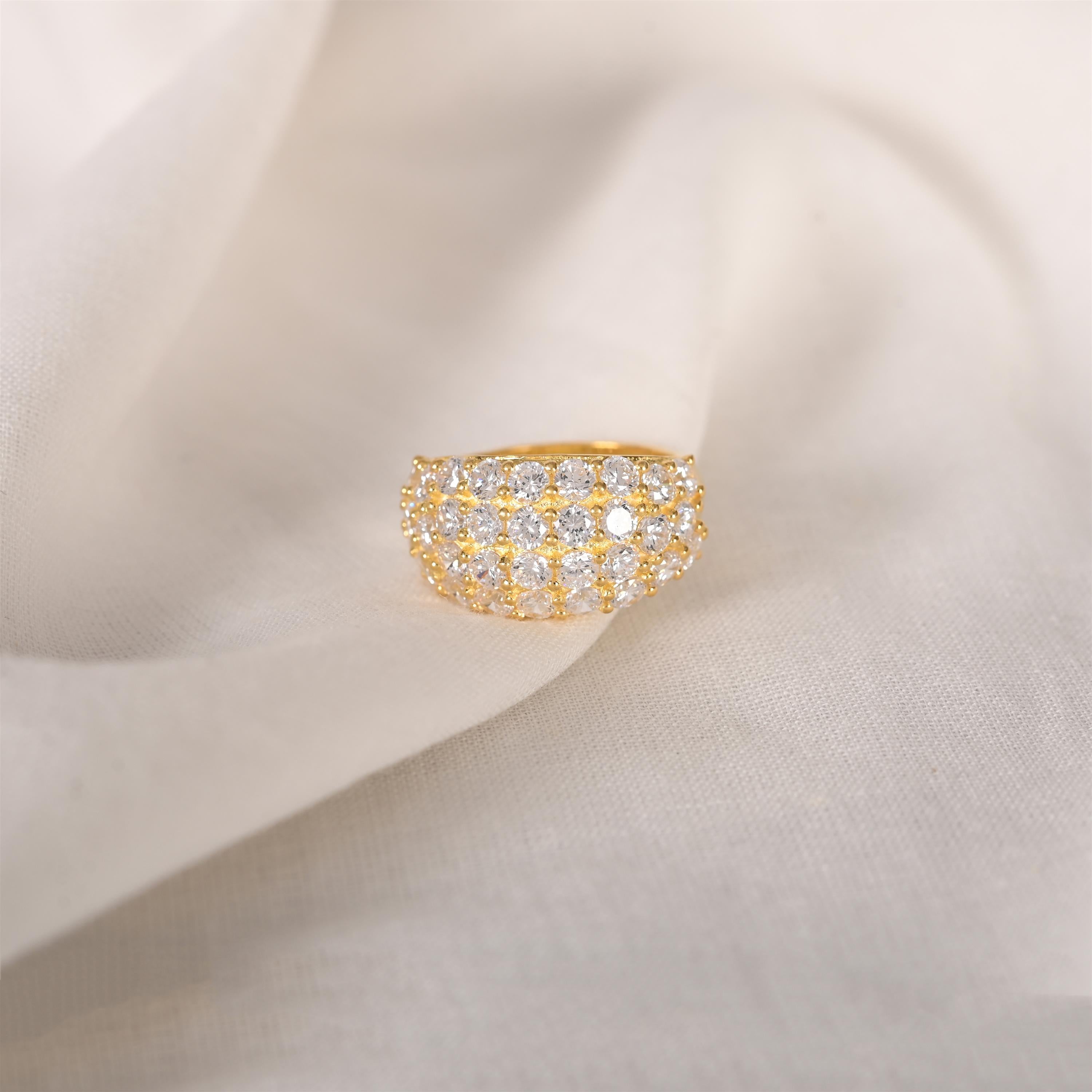 Zoe Silver Zircon Ring