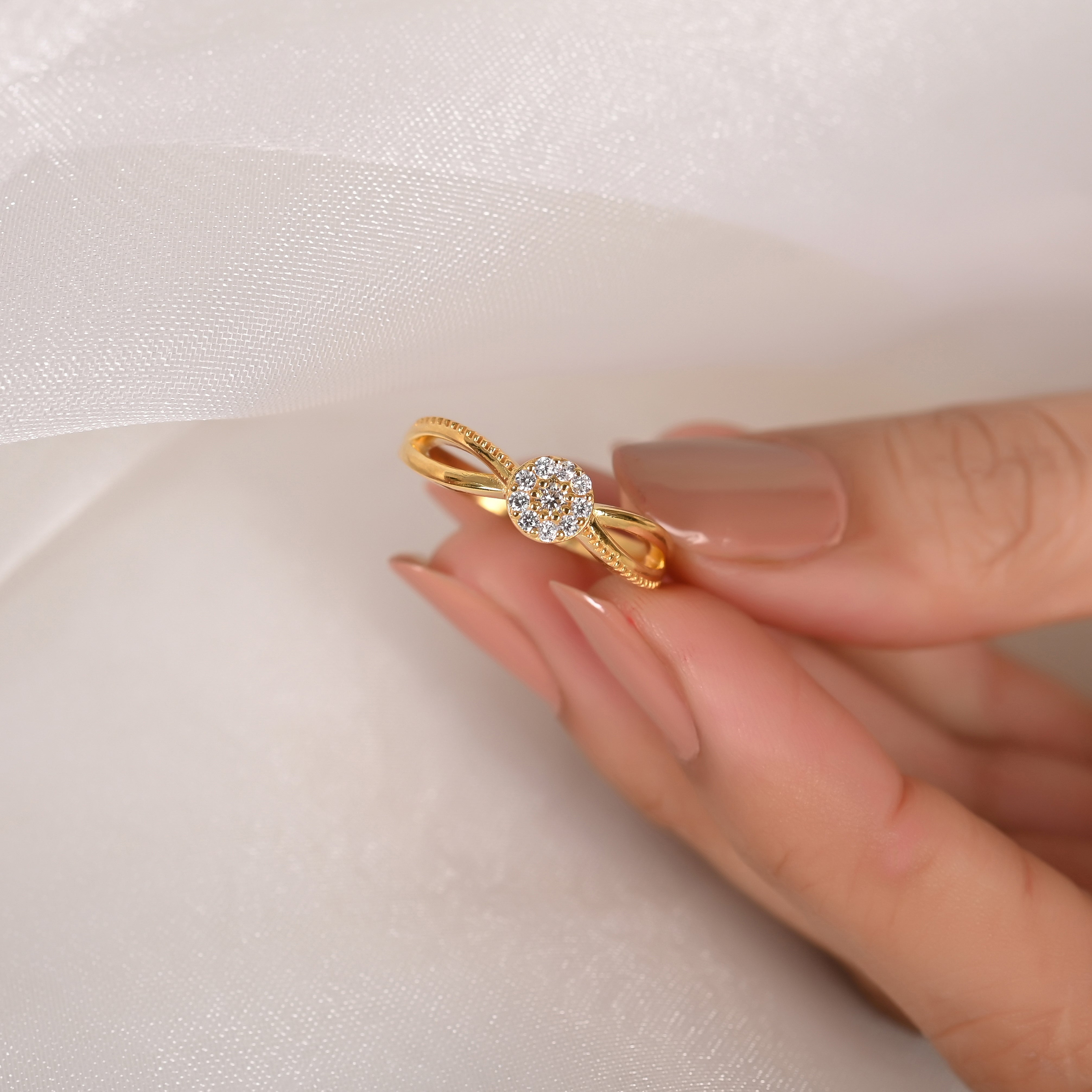 Diana Silver Zircon Ring