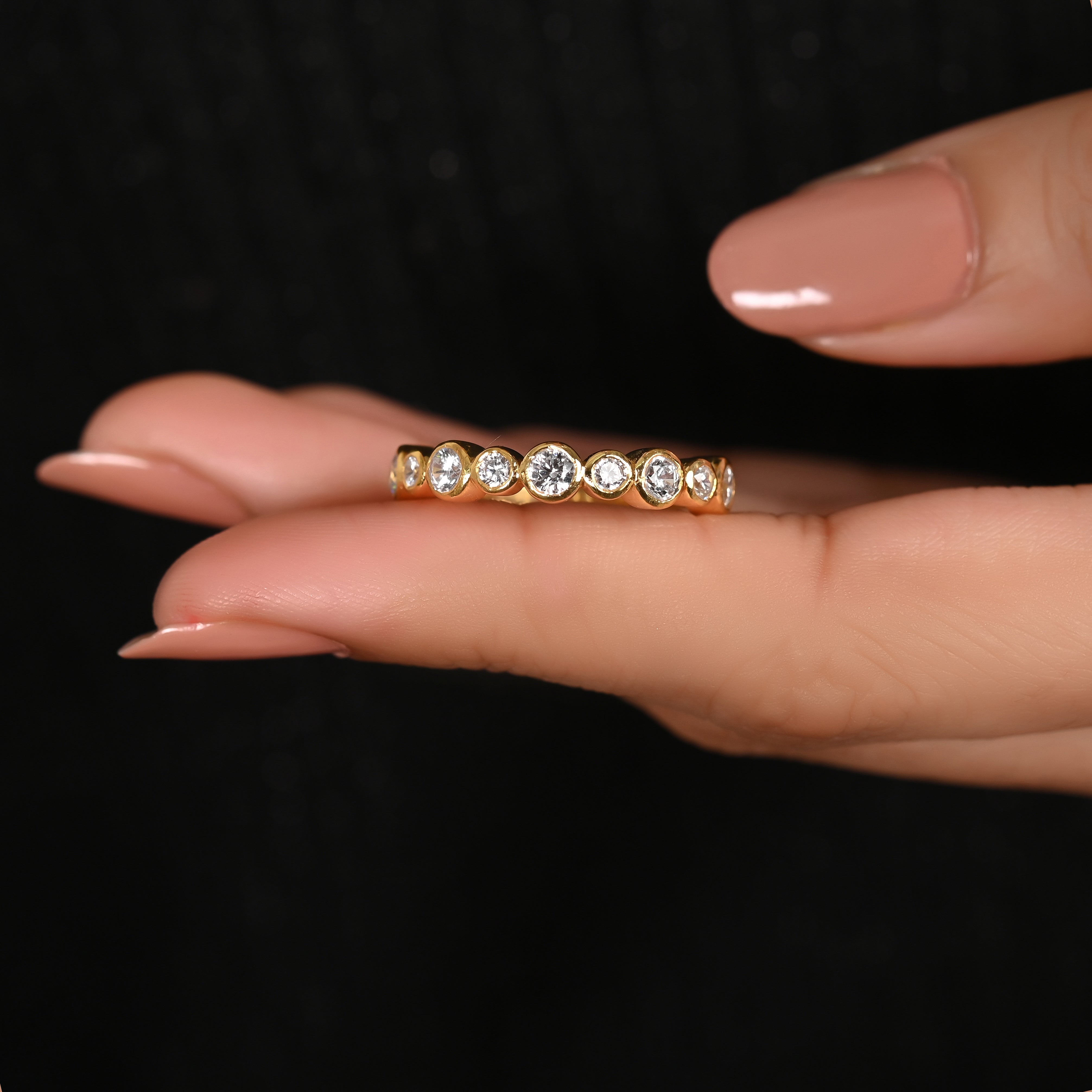 Elara Silver Zircon Ring