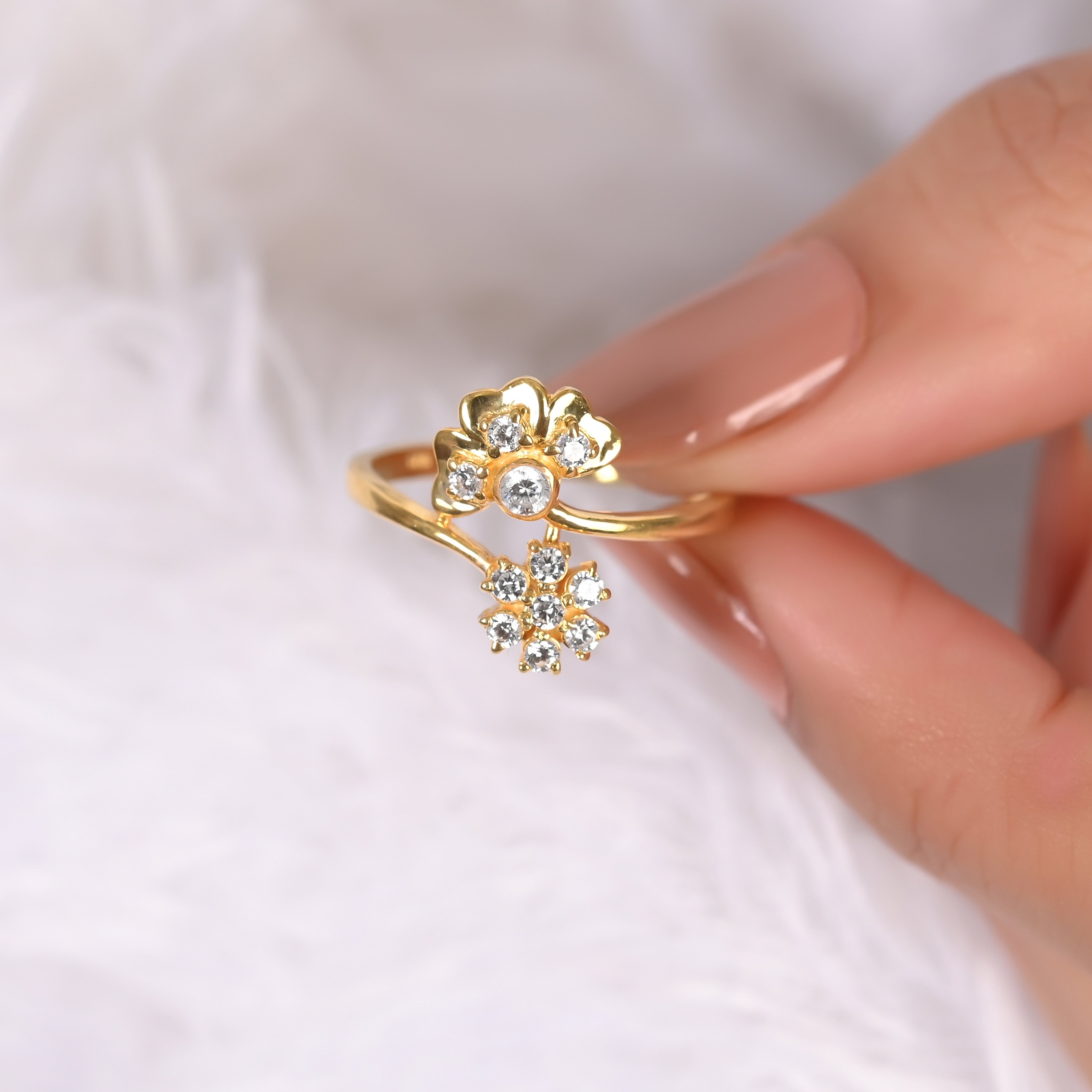 Paula Silver Zircon Ring