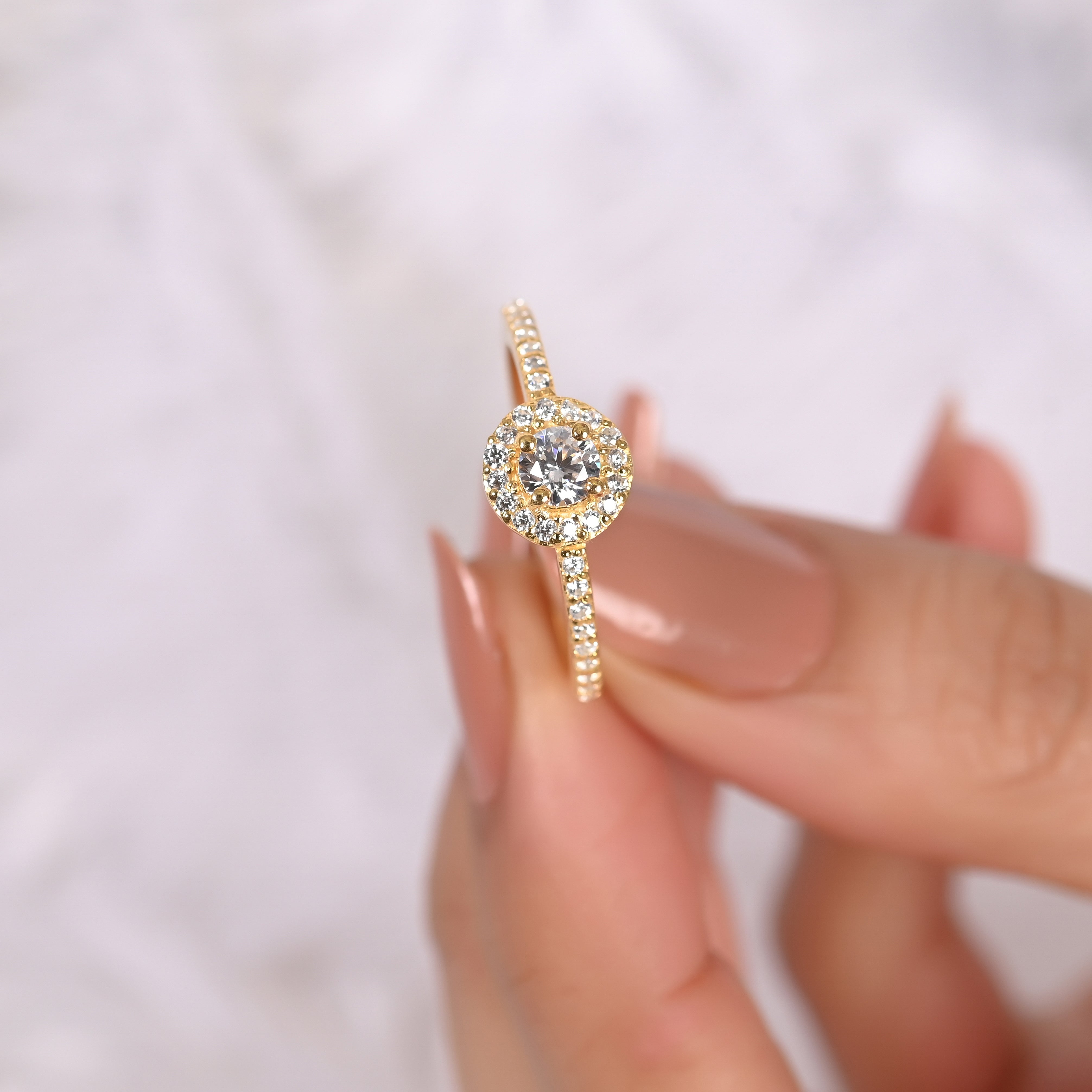 Aisha Silver Zircon Ring