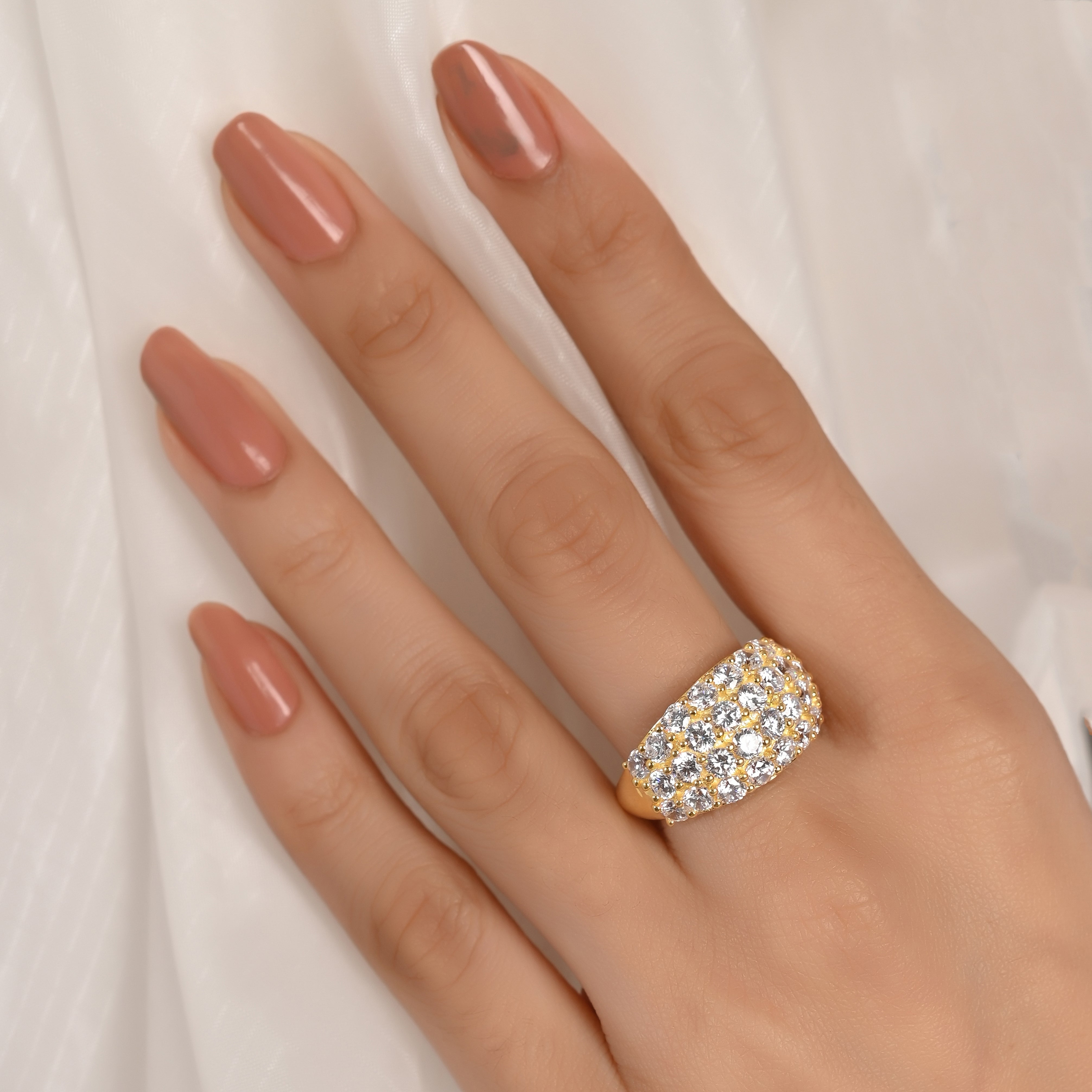 Zoe Silver Zircon Ring